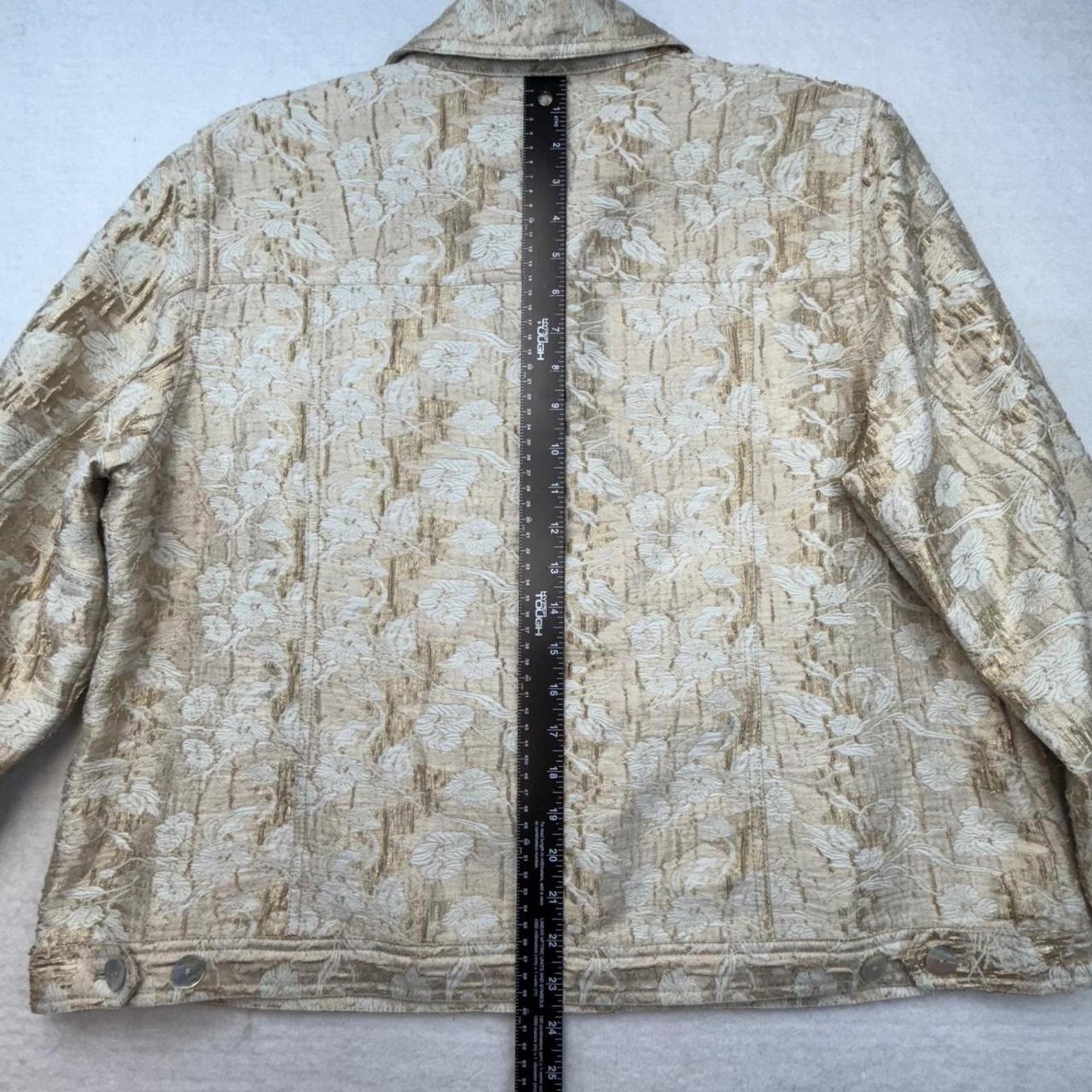 Ruby Rd. Women's Lightweight Jacket - Gold/White … - image 5