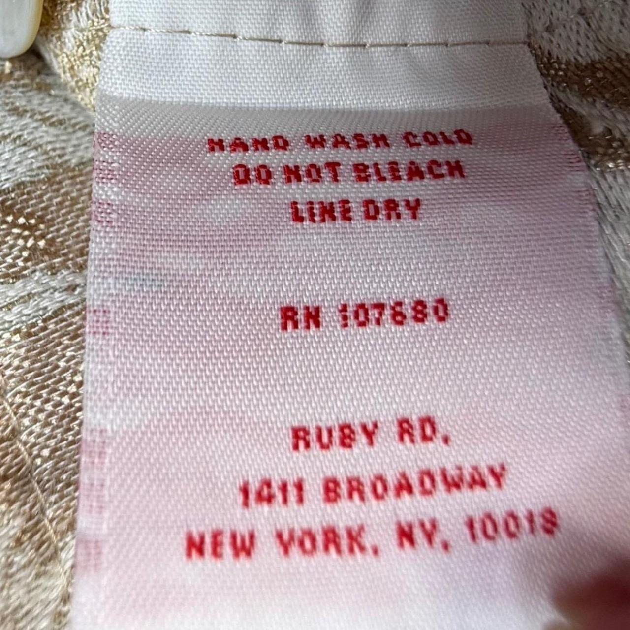 Ruby Rd. Women's Lightweight Jacket - Gold/White … - image 8