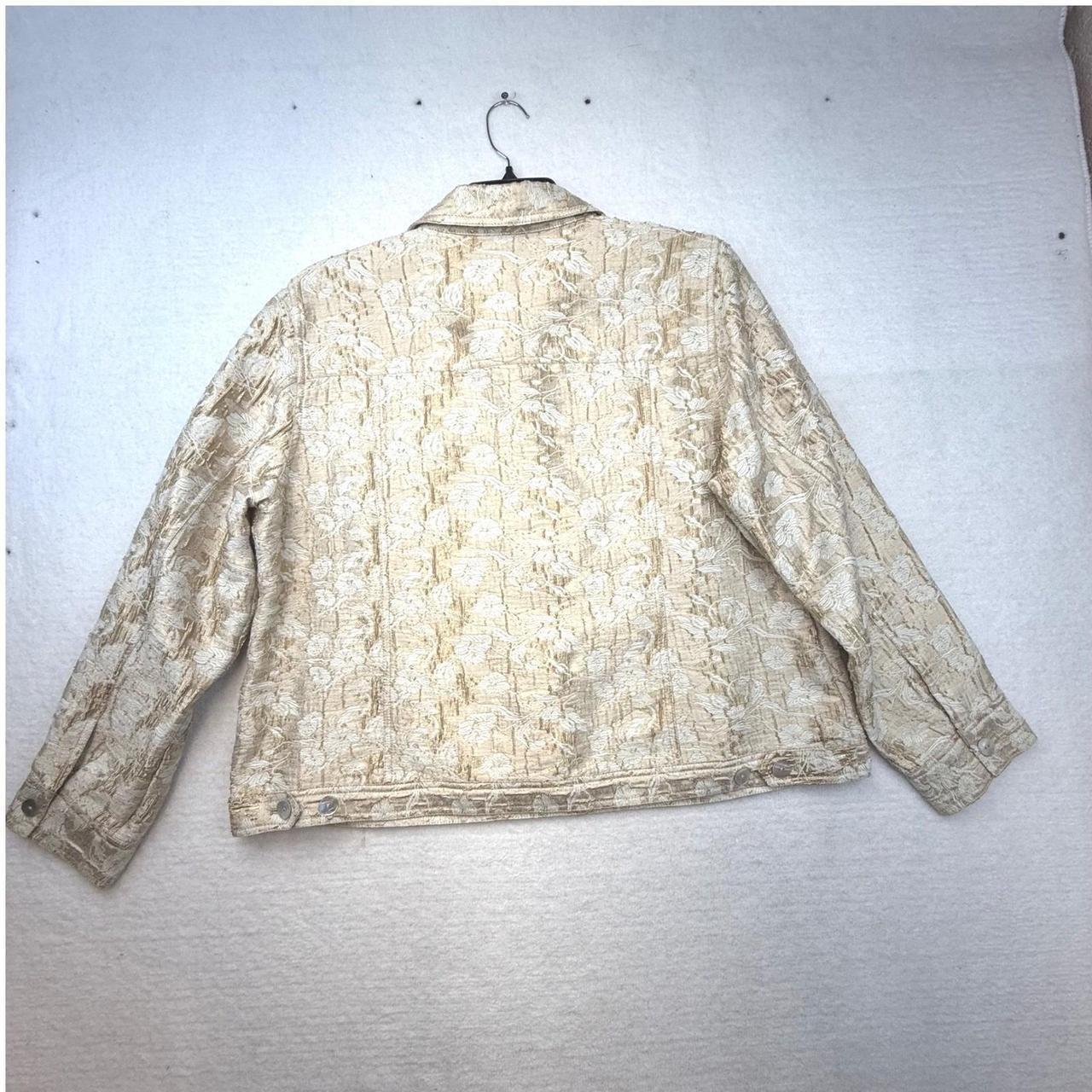 Ruby Rd. Women's Lightweight Jacket - Gold/White … - image 7