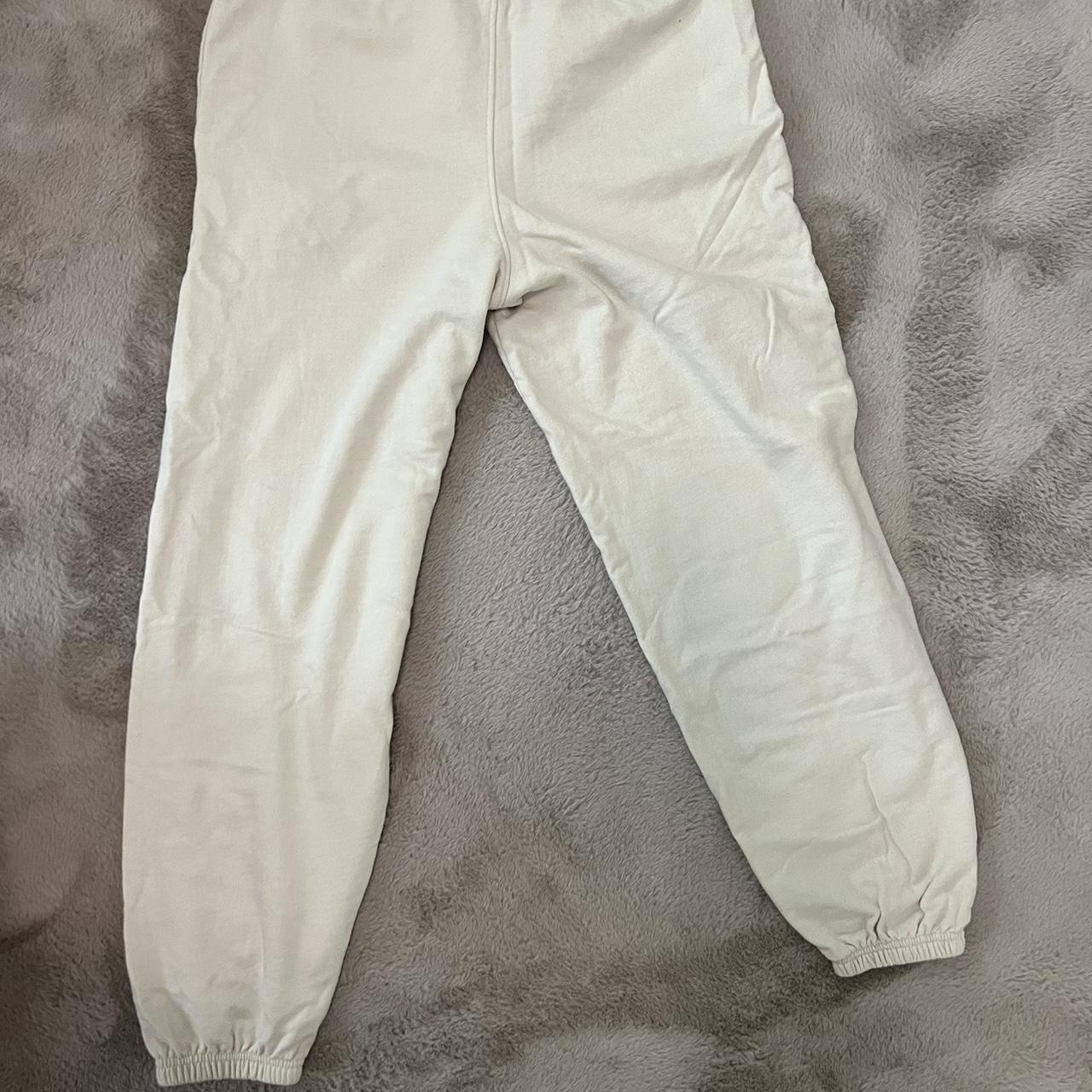 PacSun Women's Cream and Tan Joggers-tracksuits | Depop