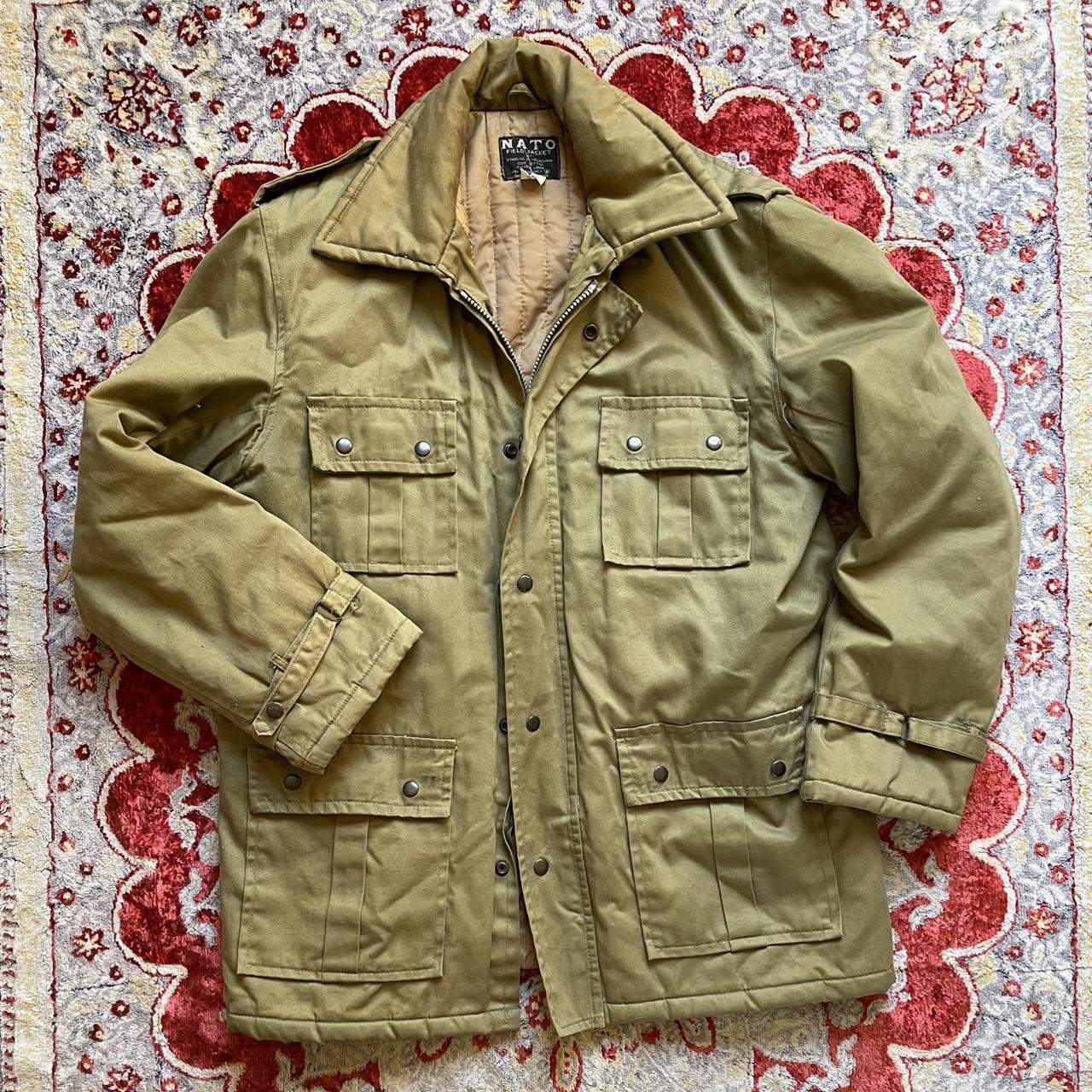 Vintage nato aus field jacket Beige Medium - Depop