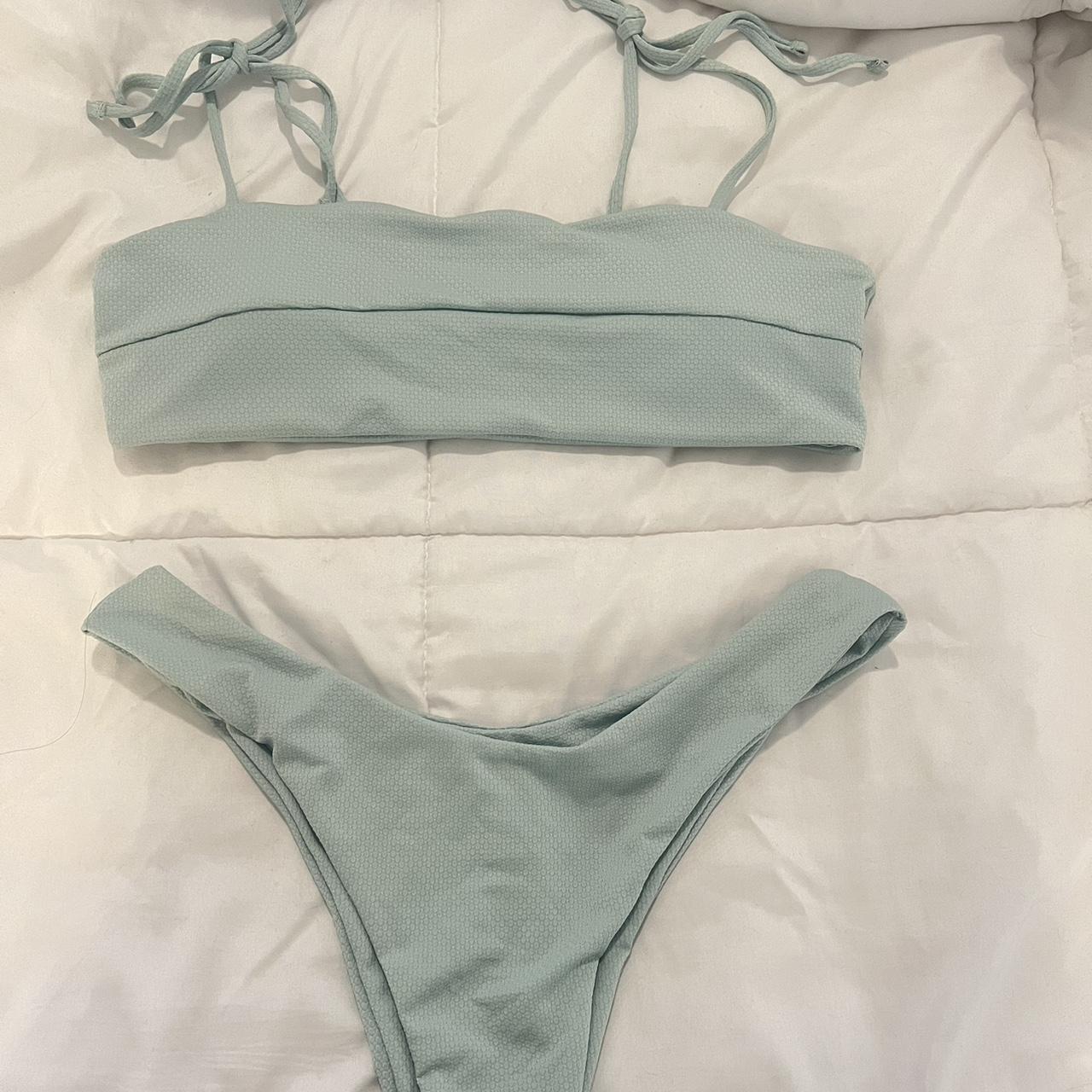 Cupshe Women's Green Bikinisandtankinisets Depop