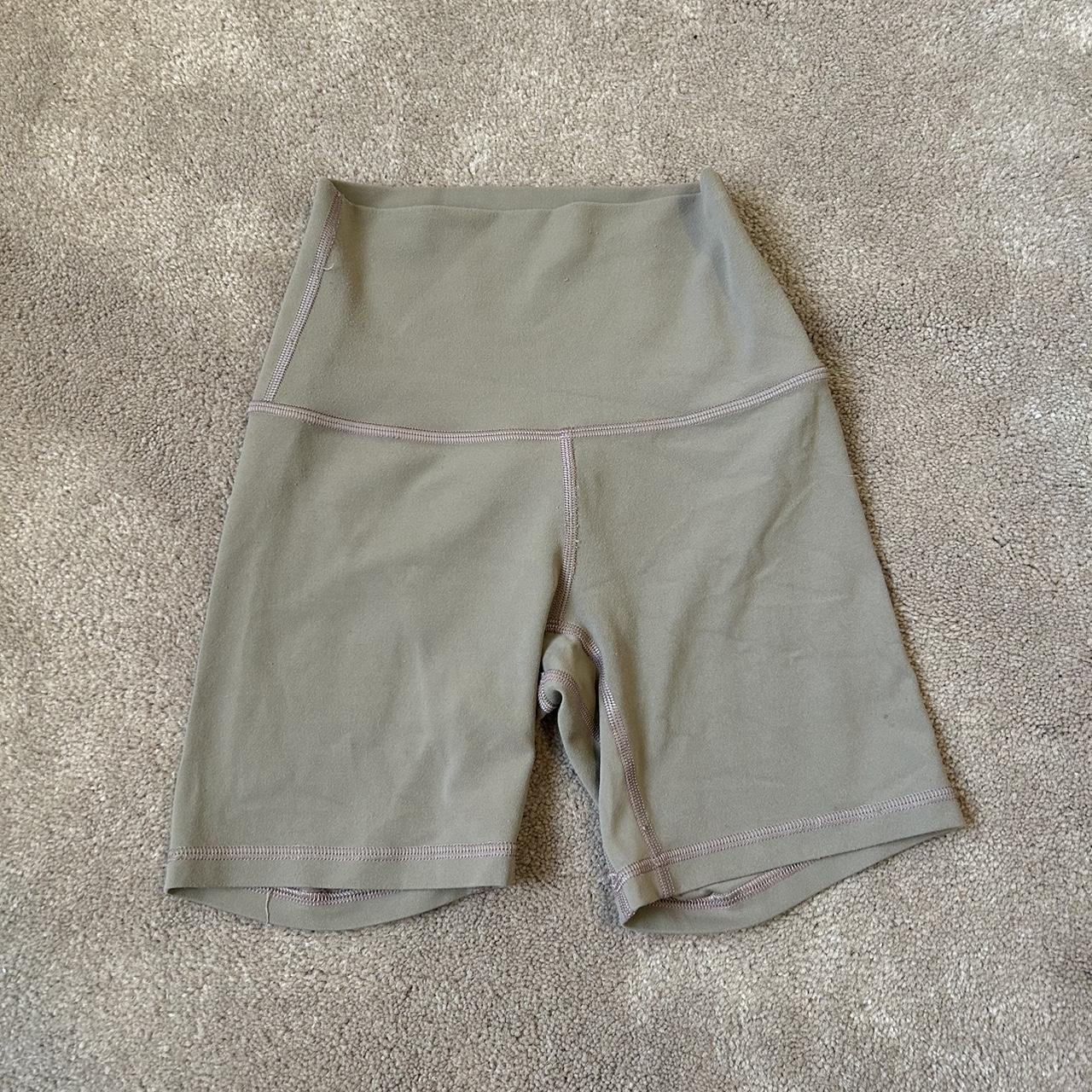 Lululemon align bike shorts Latte colour, good... Depop