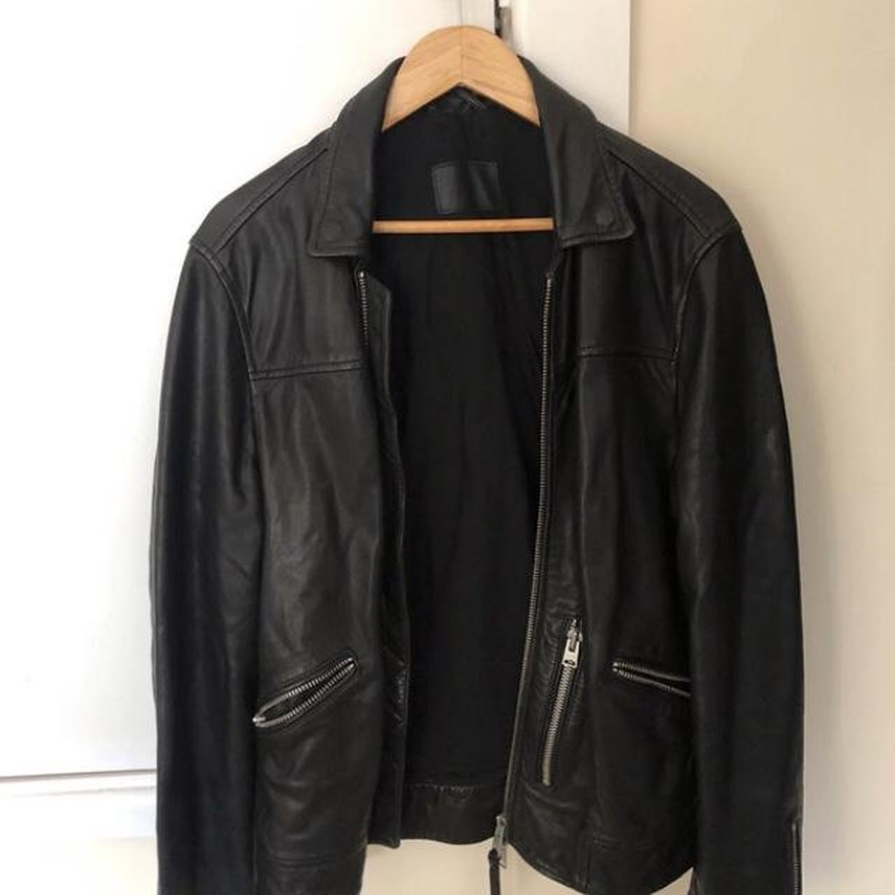 AllSaints Men's Black Jacket | Depop