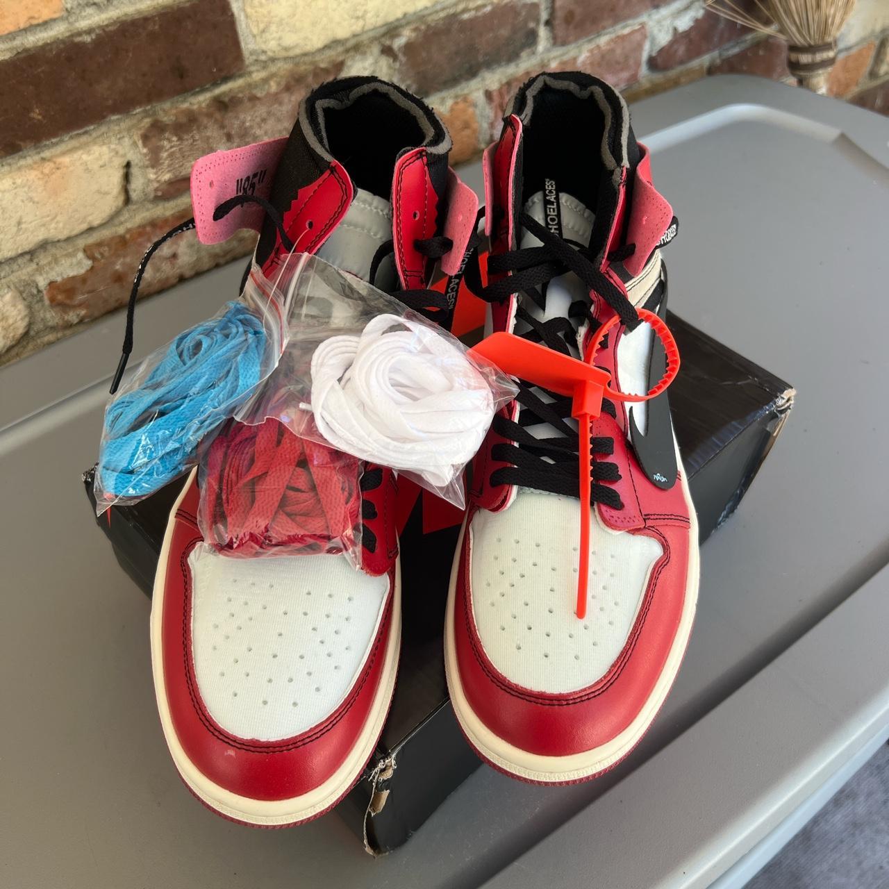 OFF-WHITE x Air Jordan 1 Retro High OG / Chicago – Tenisshop.la