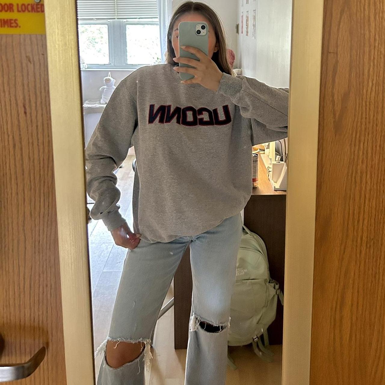 Champion UConn crewneck - Depop