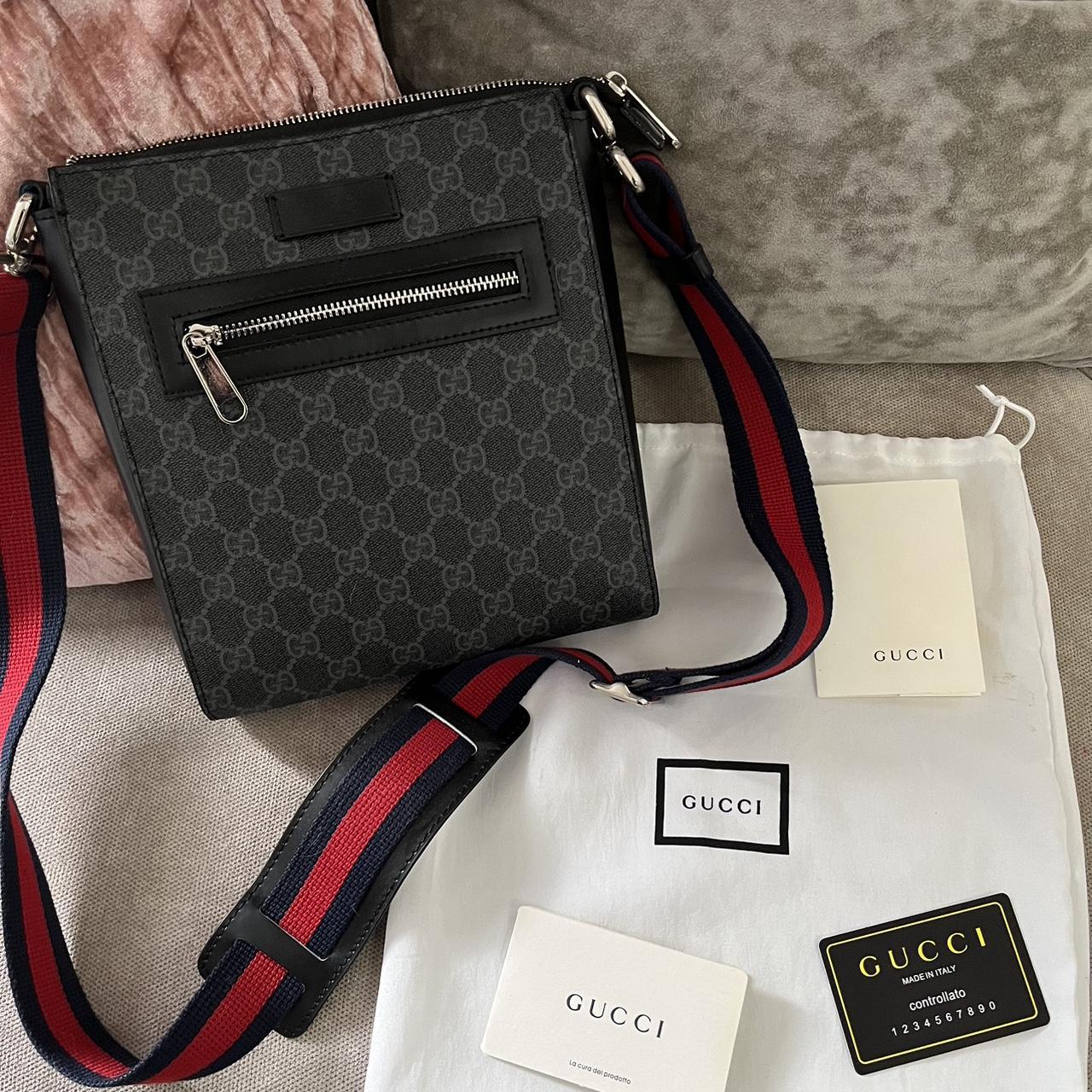 Gucci Men's Black Bag | Depop