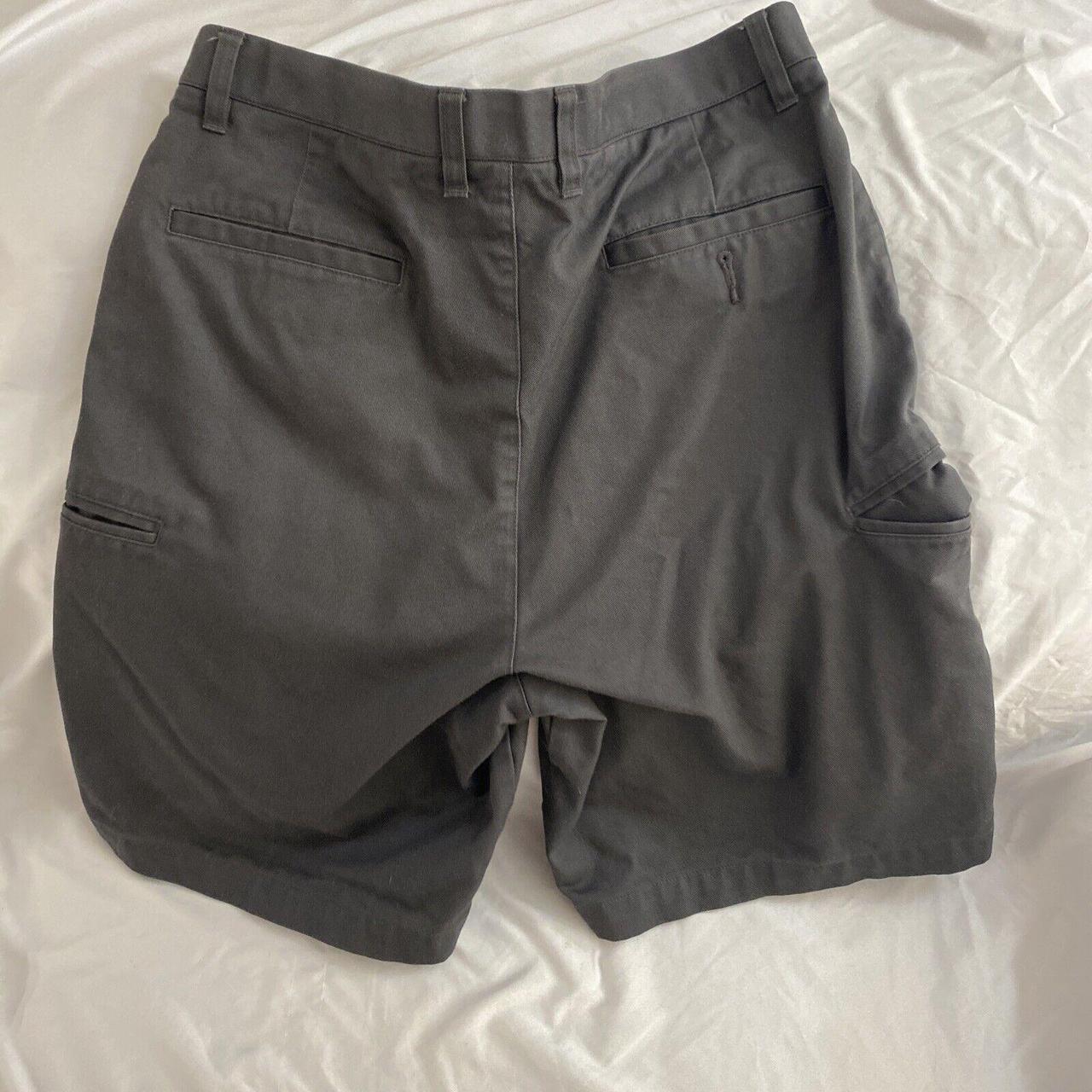 Oobe Dark Grey Work Cargo Shorts Size 32 Mens #1.... - Depop