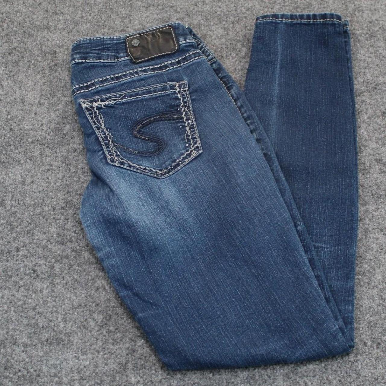 Silver Jeans Co. Women's Skinny Distressed Jeans … - image 1