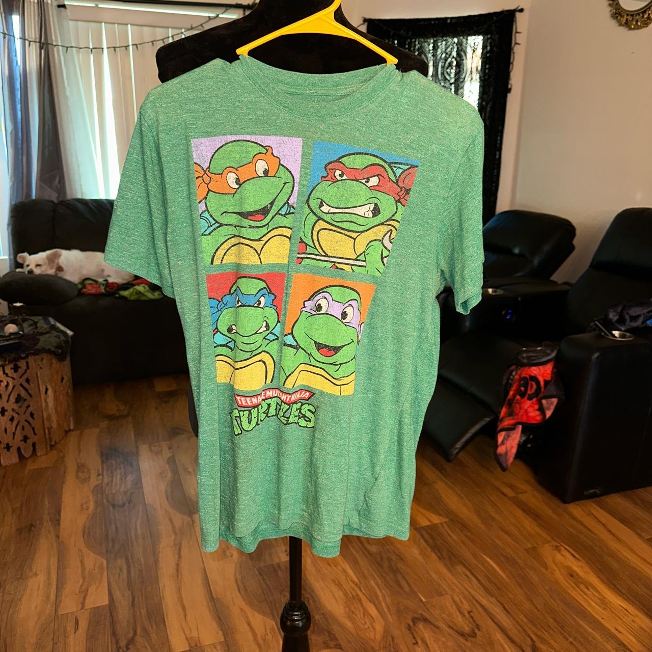 Teenage Mutant Ninja Turtles Shirt Men Large Green - Depop