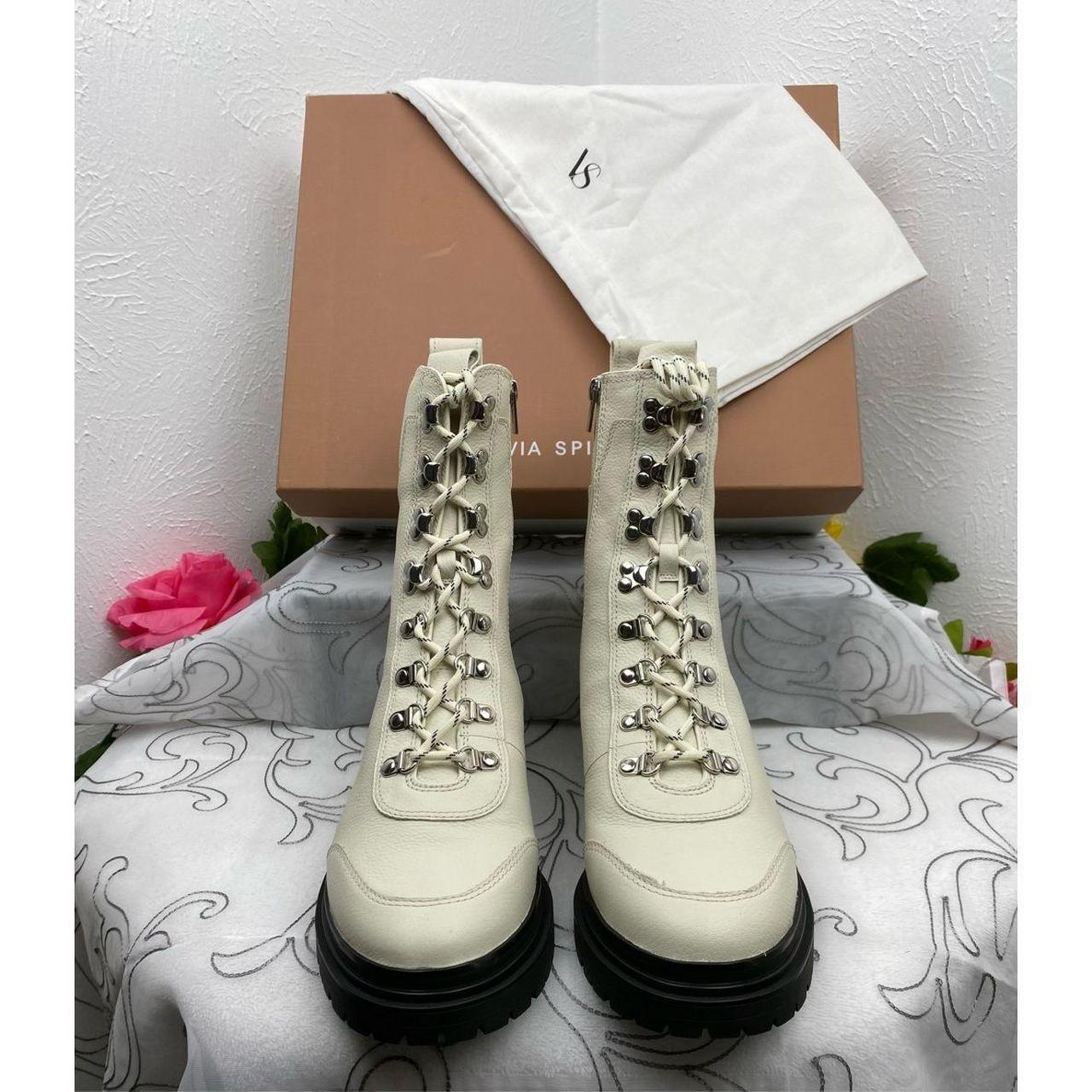 Via spiga hot sale white boots