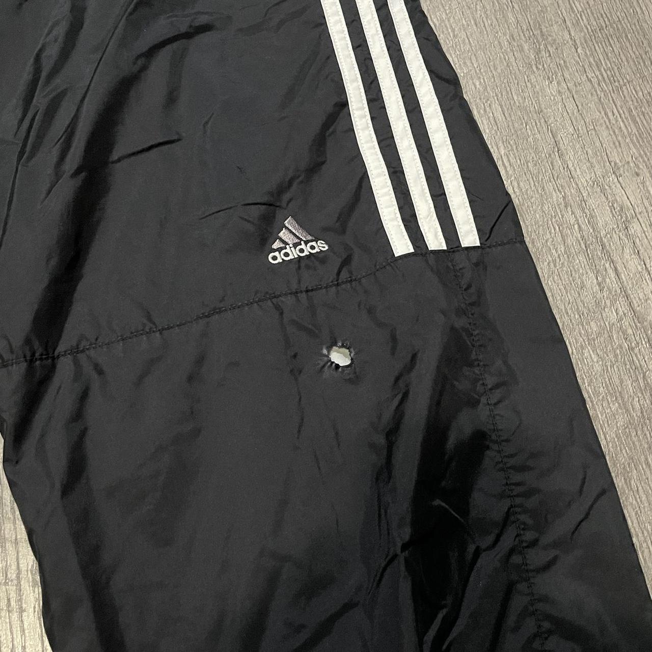 Y2K Adidas track pants Size XL Has a small hole by... - Depop