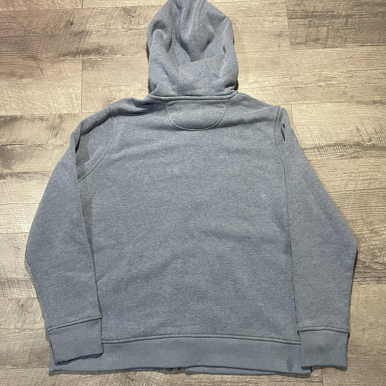 Carhartt zip up hoodie DESCRIPTION: Baby blue... - Depop