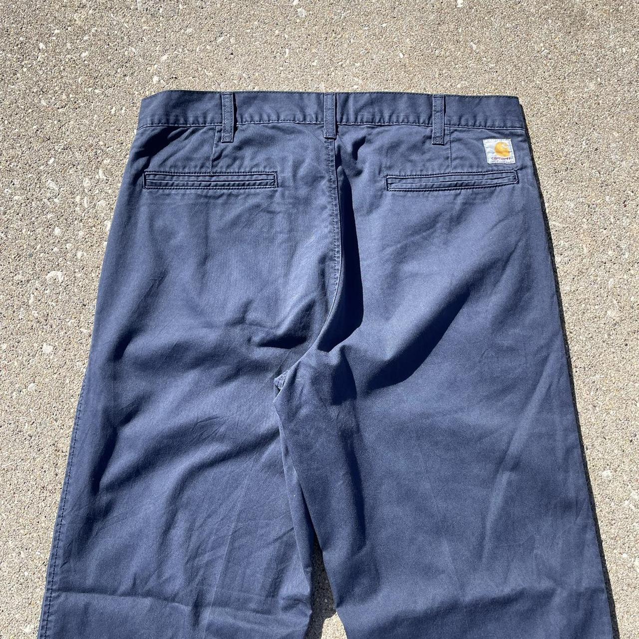 Baggy Carhartt pants Navy blue Carhartt formal... - Depop