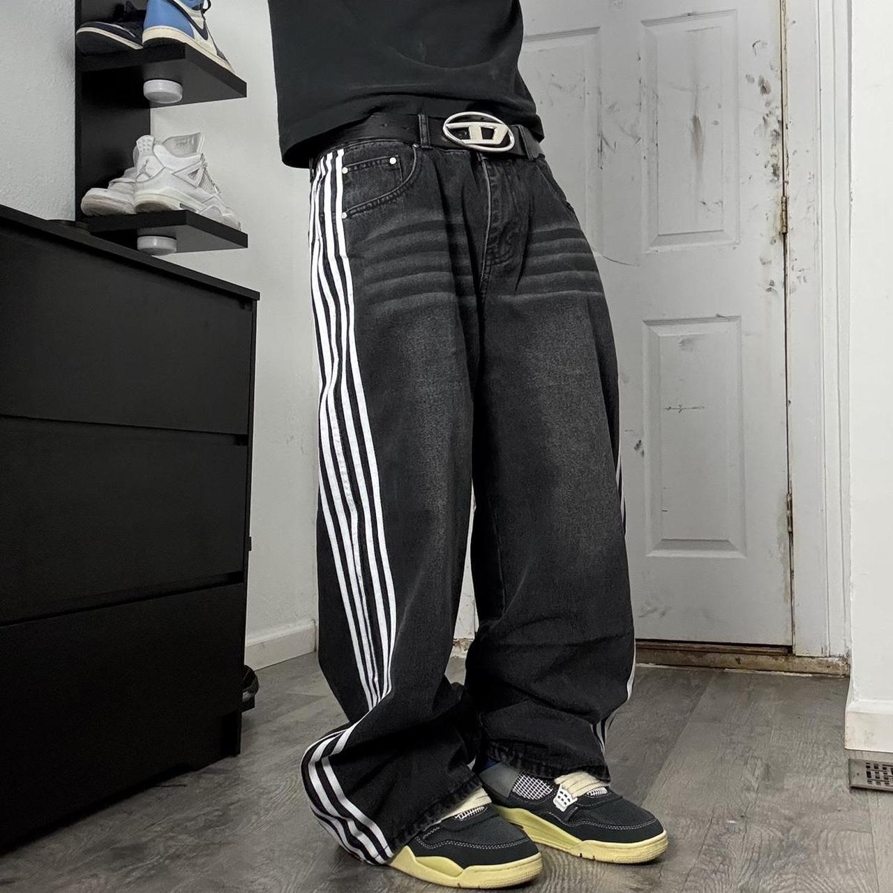 Adidas jeans-y2k - Depop