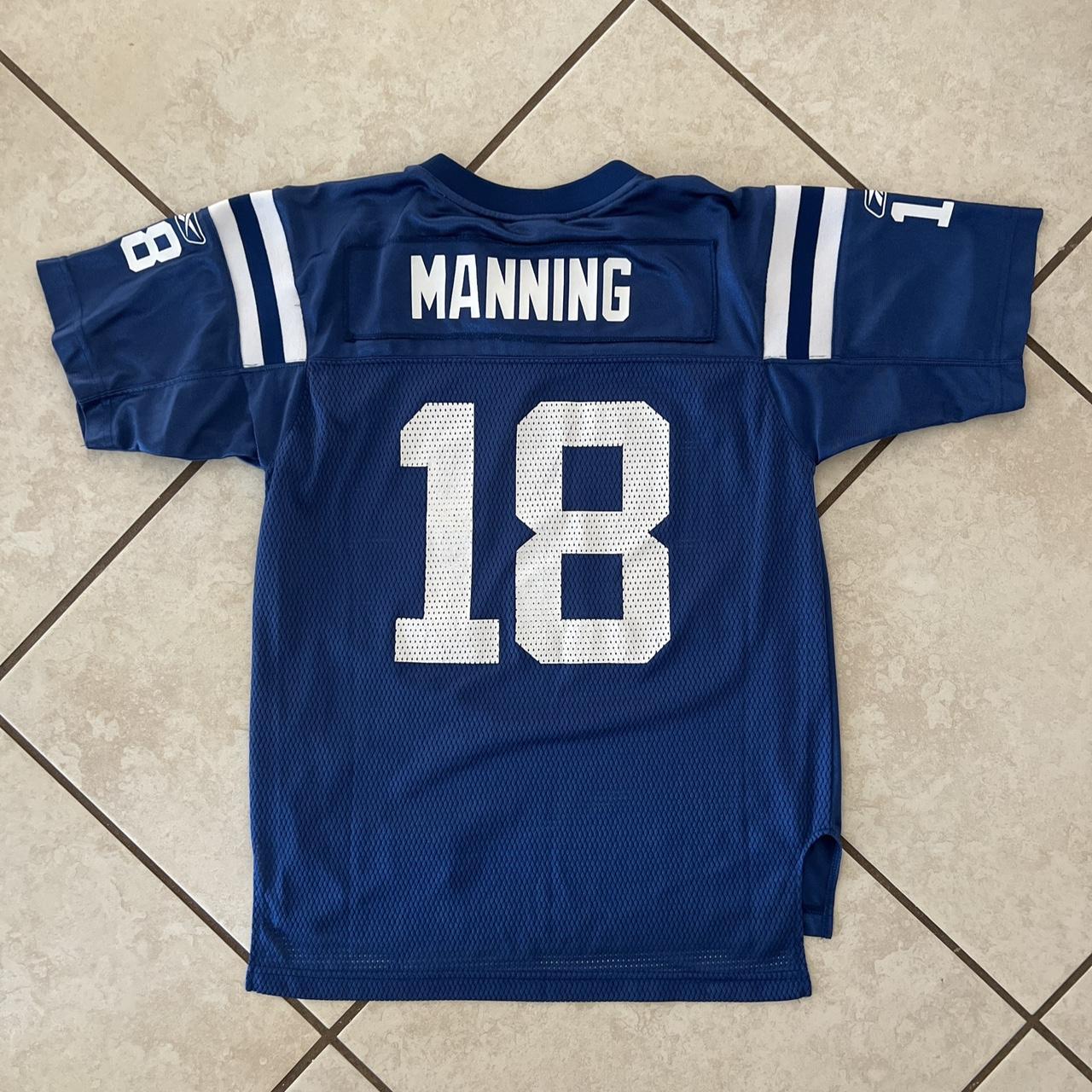 Vintage Reebok Peyton Manning Colts Jersey Size - Depop