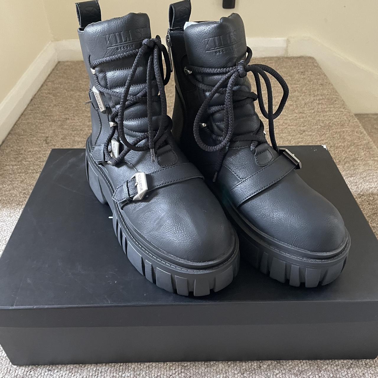 Killstar Women's Black Boots | Depop