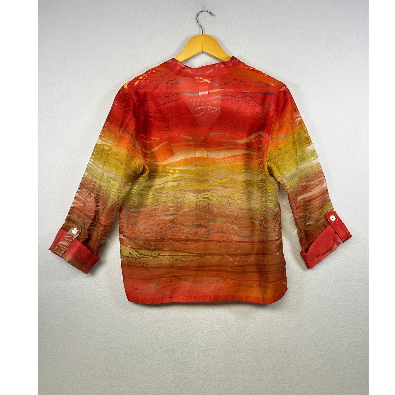 Ruby Rd. Women's Blouse - Orange/Yellow - 8 – Rub… - image 2