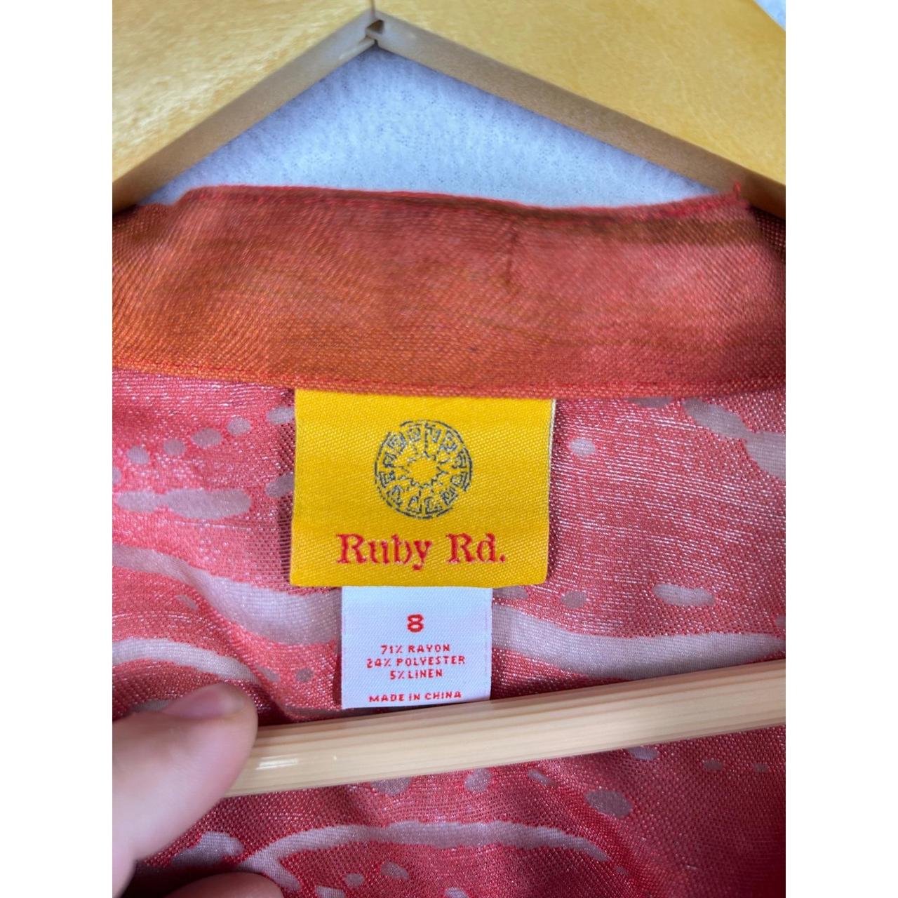 Ruby Rd. Women's Blouse - Orange/Yellow - 8 – Rub… - image 3