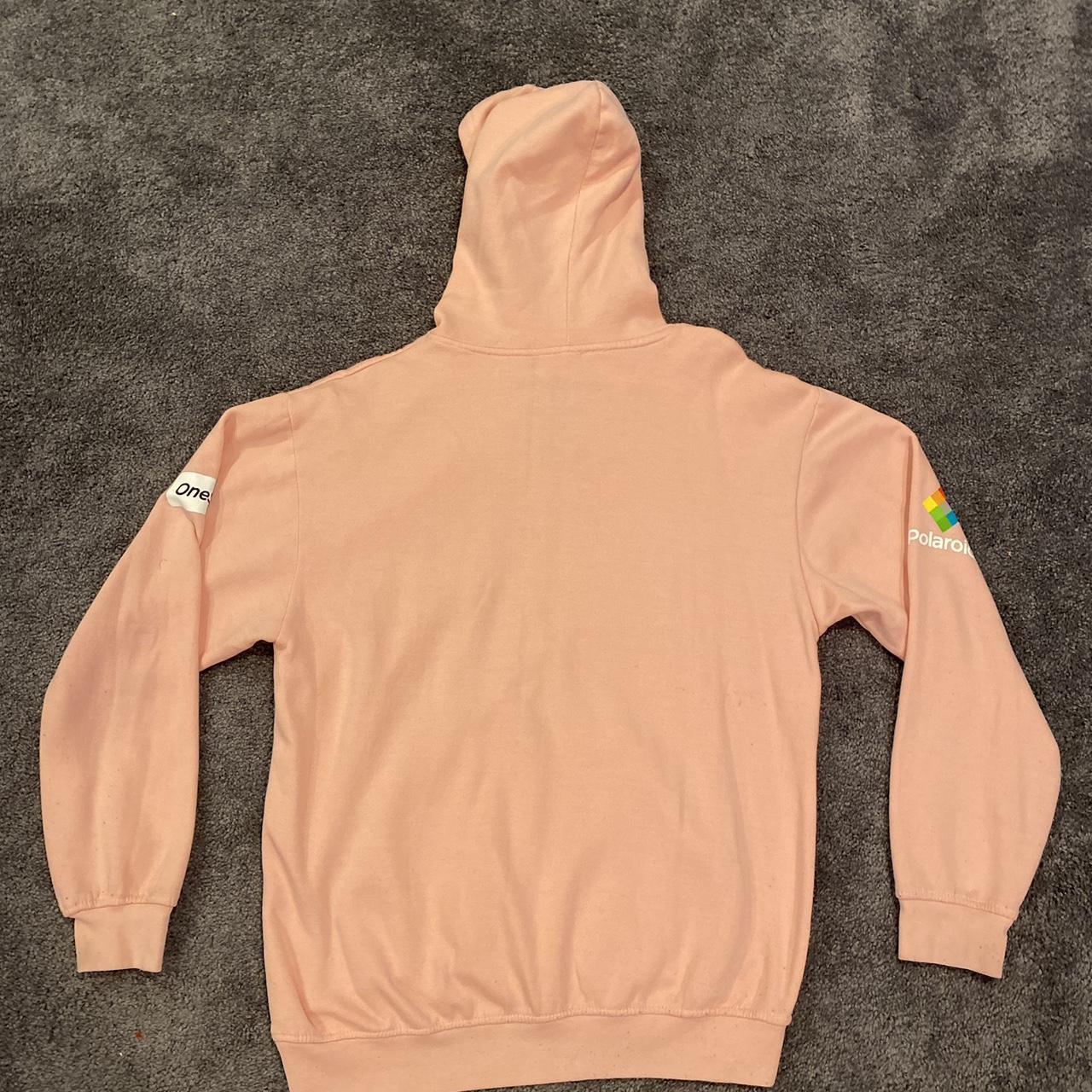 Polaroid hoodie pink Clearance