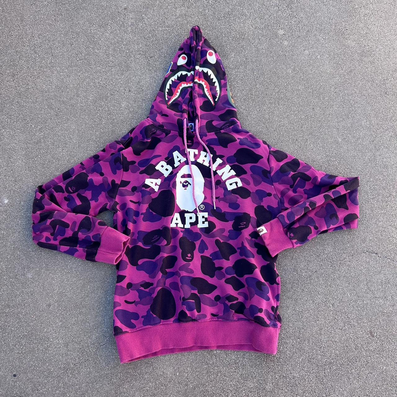 Kids/Women’s Bathing Ape Hoodie Size XXL Condition:... - Depop