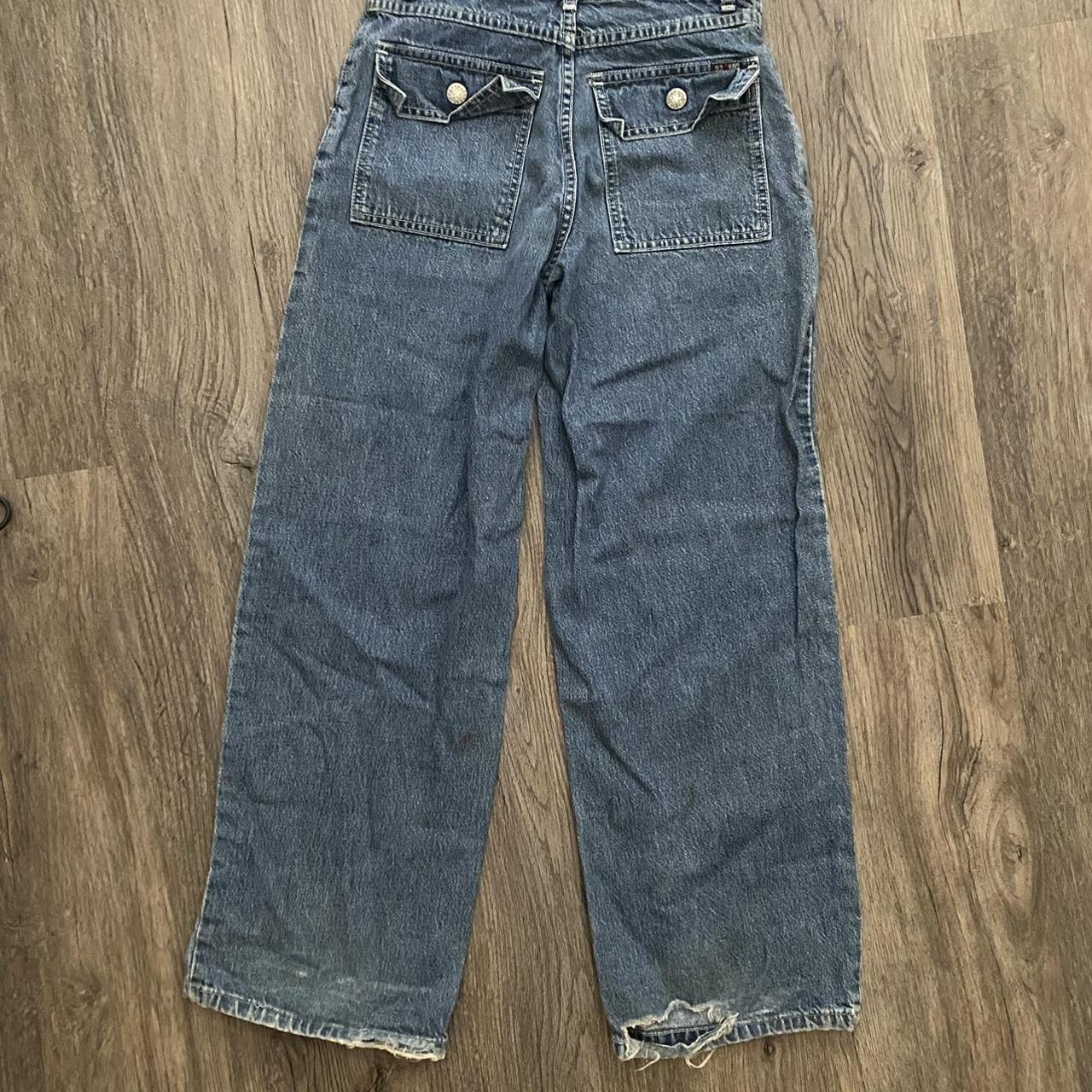 old navy baggy blue jeans ☆ in great condition,... - Depop