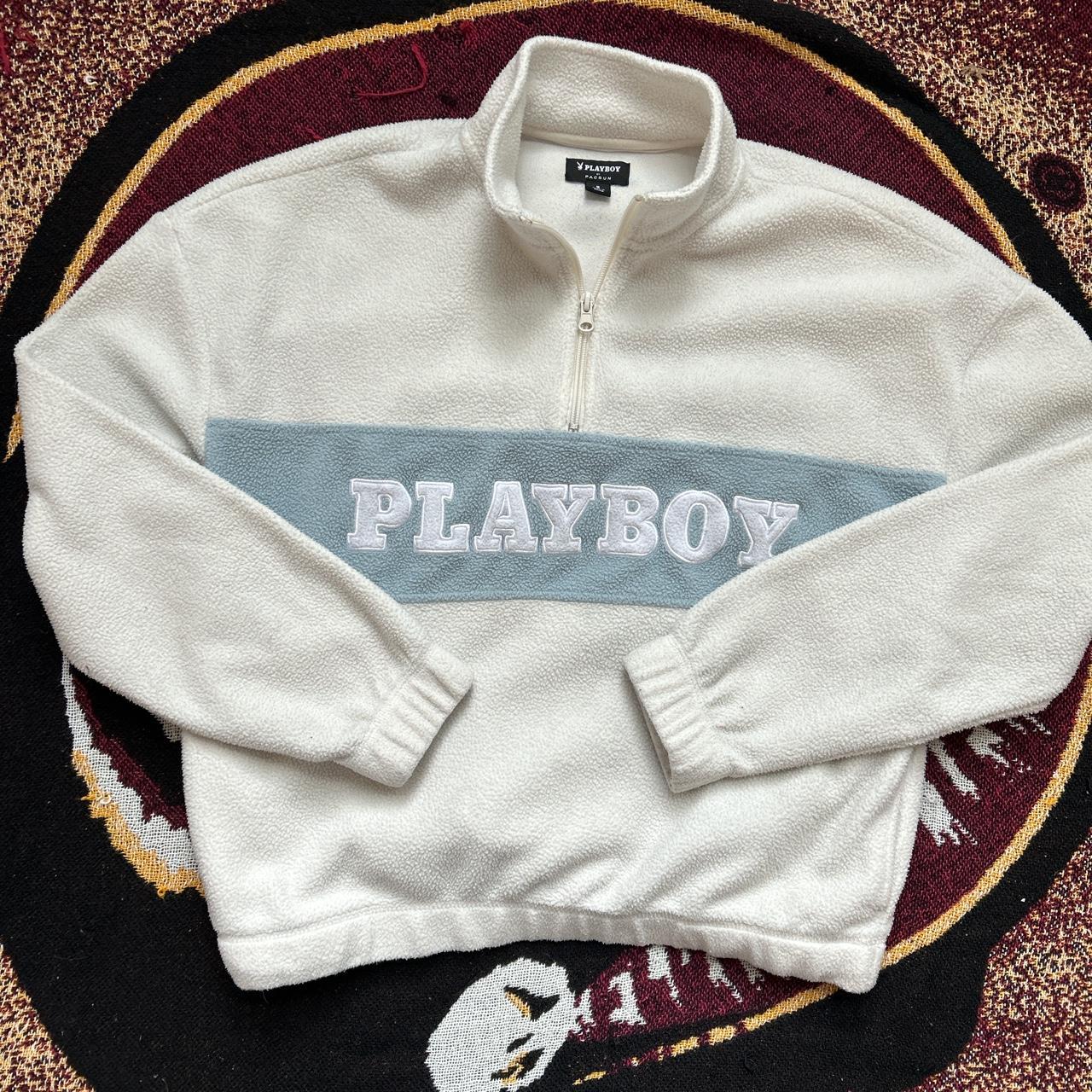 Playboy half zip discount sweatshirt