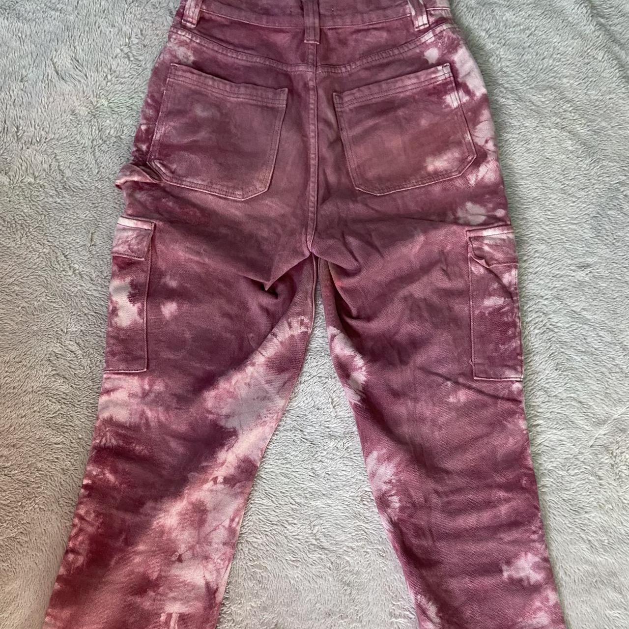 PacSun Tie Dyed Nylon Cargo Pants