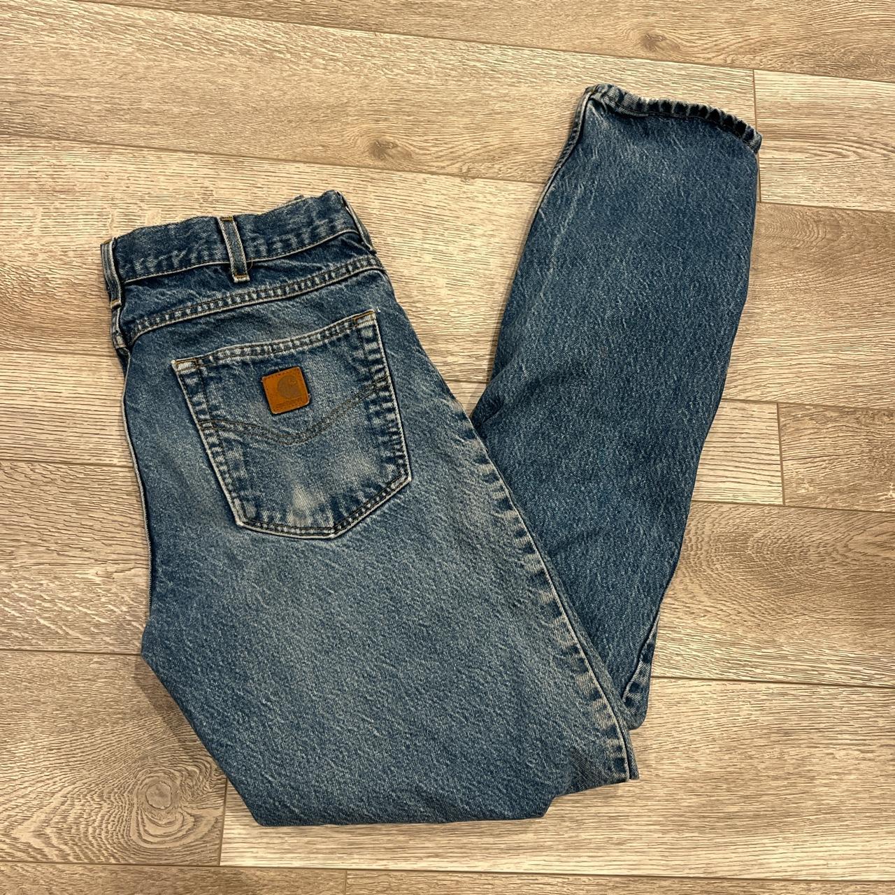 Men’s Carhartt Jeans No size tag, fit like a 30x32... - Depop