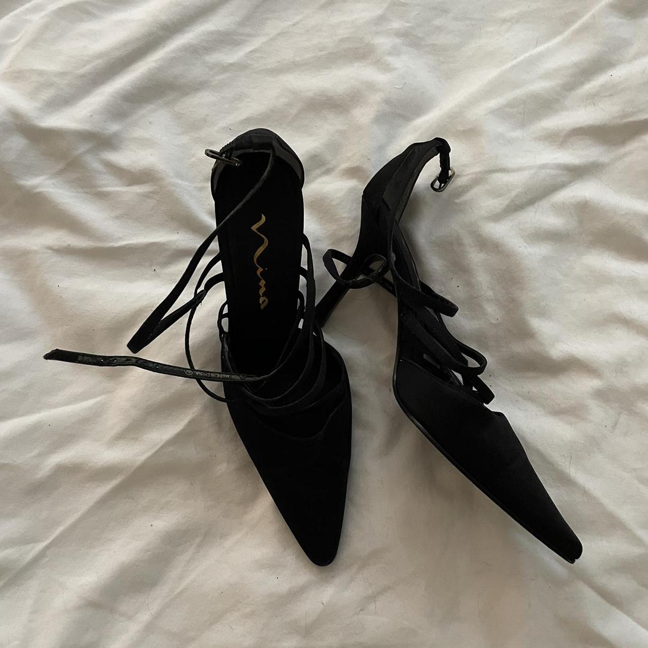 EUC Giani Bernini Black High Heels size 7M. These - Depop