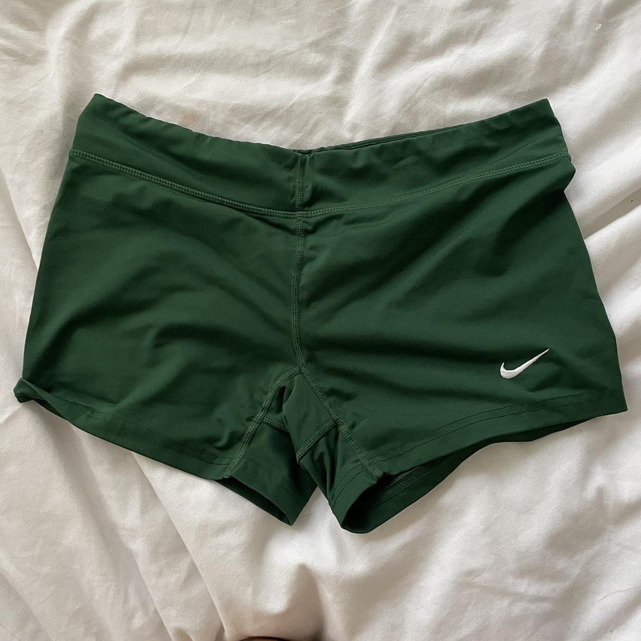 womens nike shorts green