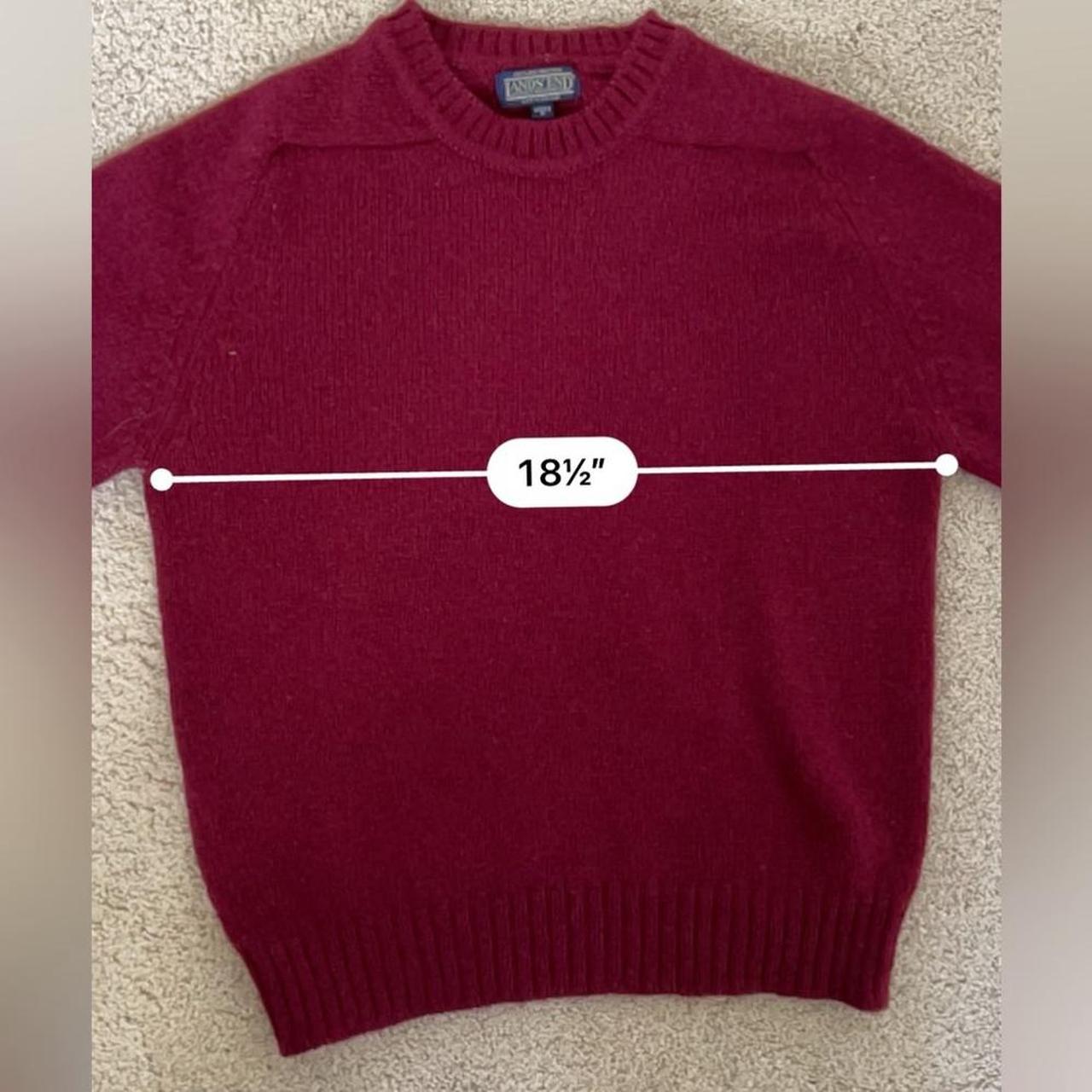 Ladies Vintage Lands End 100% Shetland Wool Sweater.... - Depop