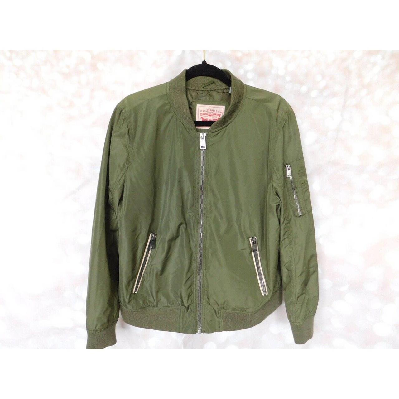 Levi's green cheap bomber jacket