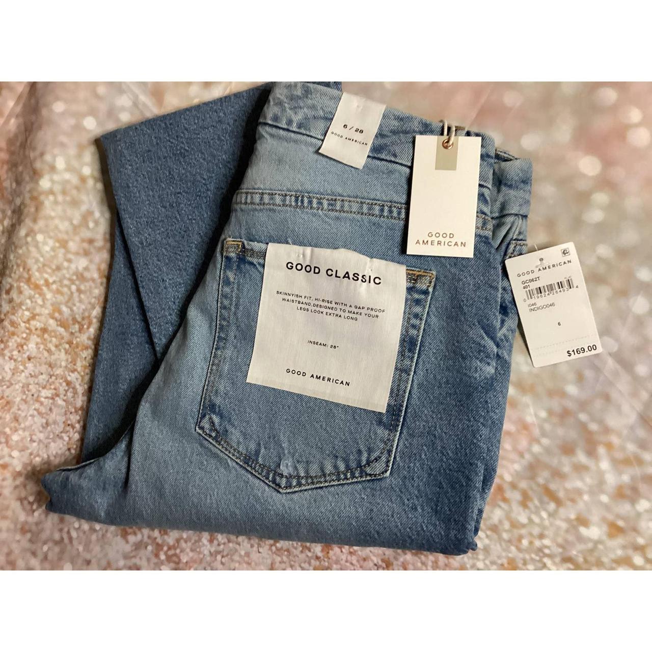 NWT Good American Women's Size: 6/28 Good Classic - Depop