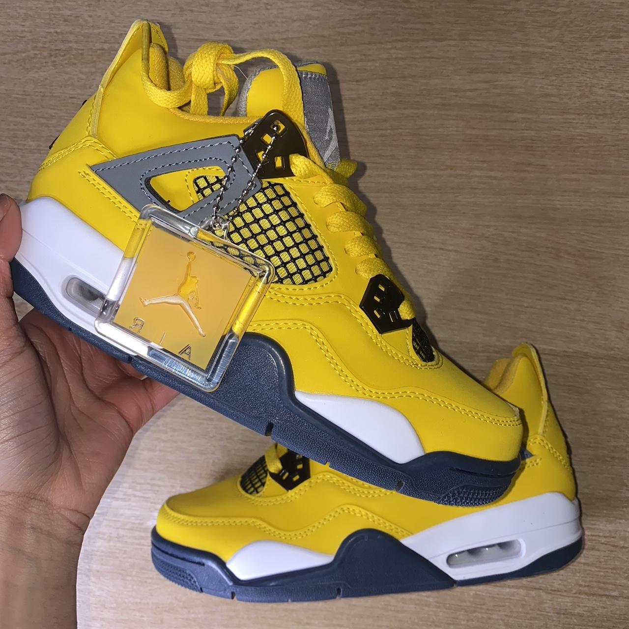 jordan retro 4 yellow