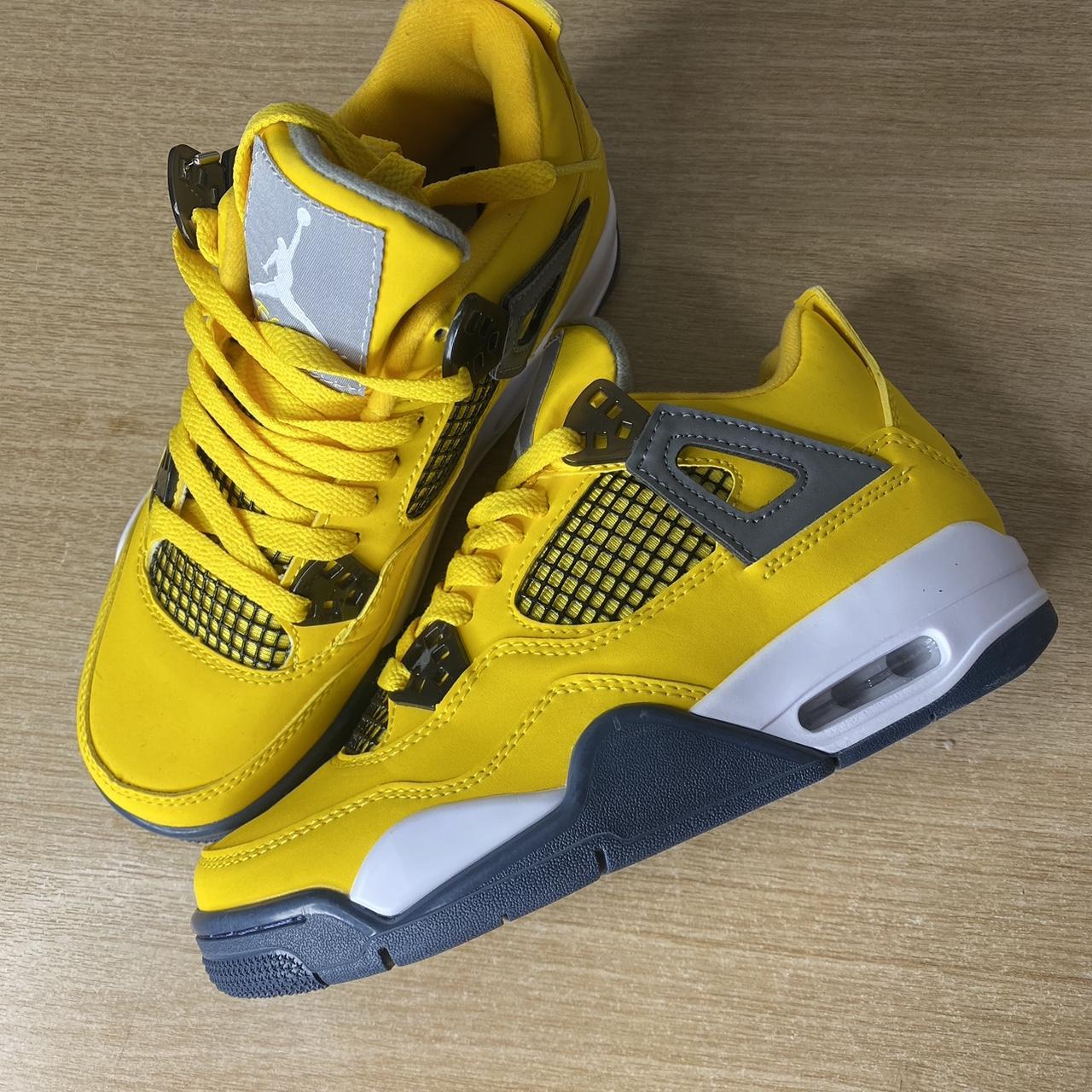 jordan retro 4 pink and yellow