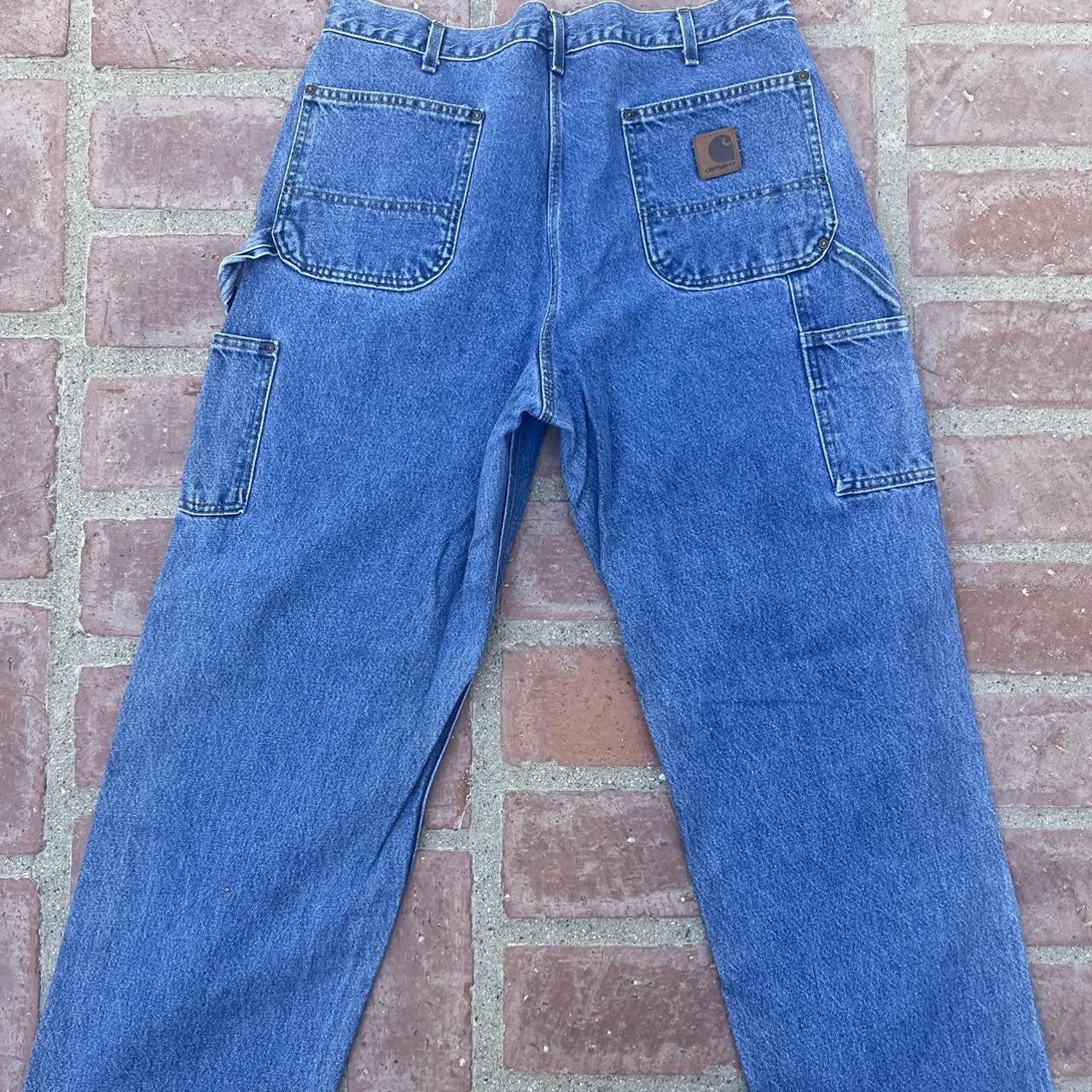 Vintage Double knead Carhartt jeans 90s Never Worn... - Depop