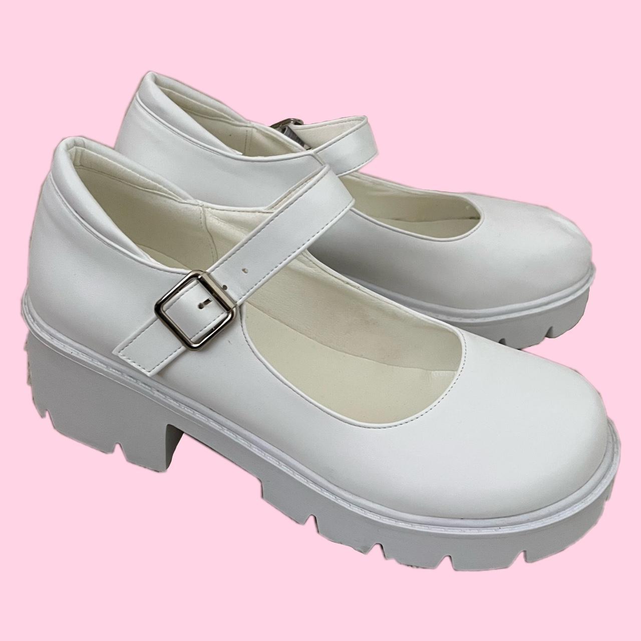Women's White Loafers (2)