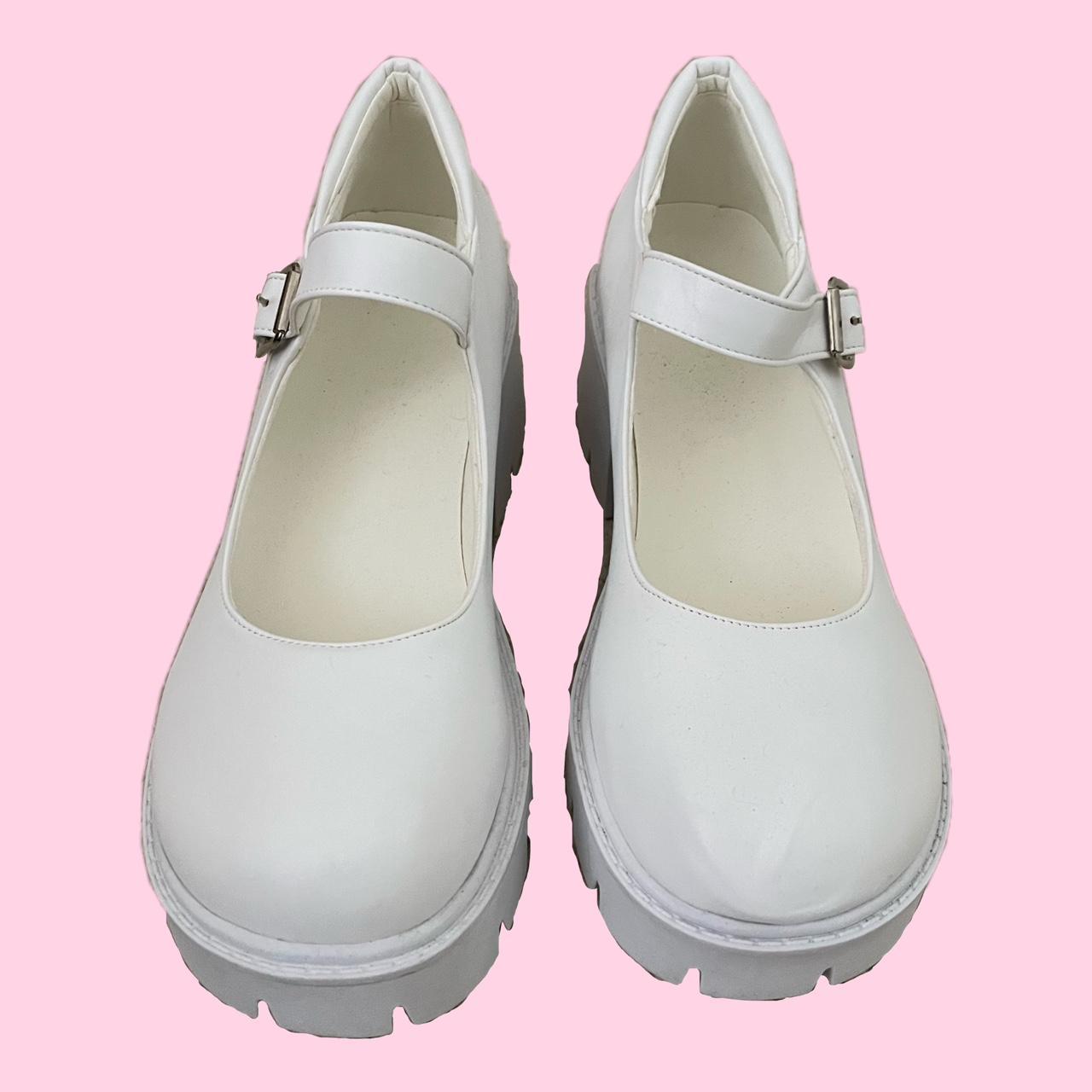 Women's White Loafers (4)