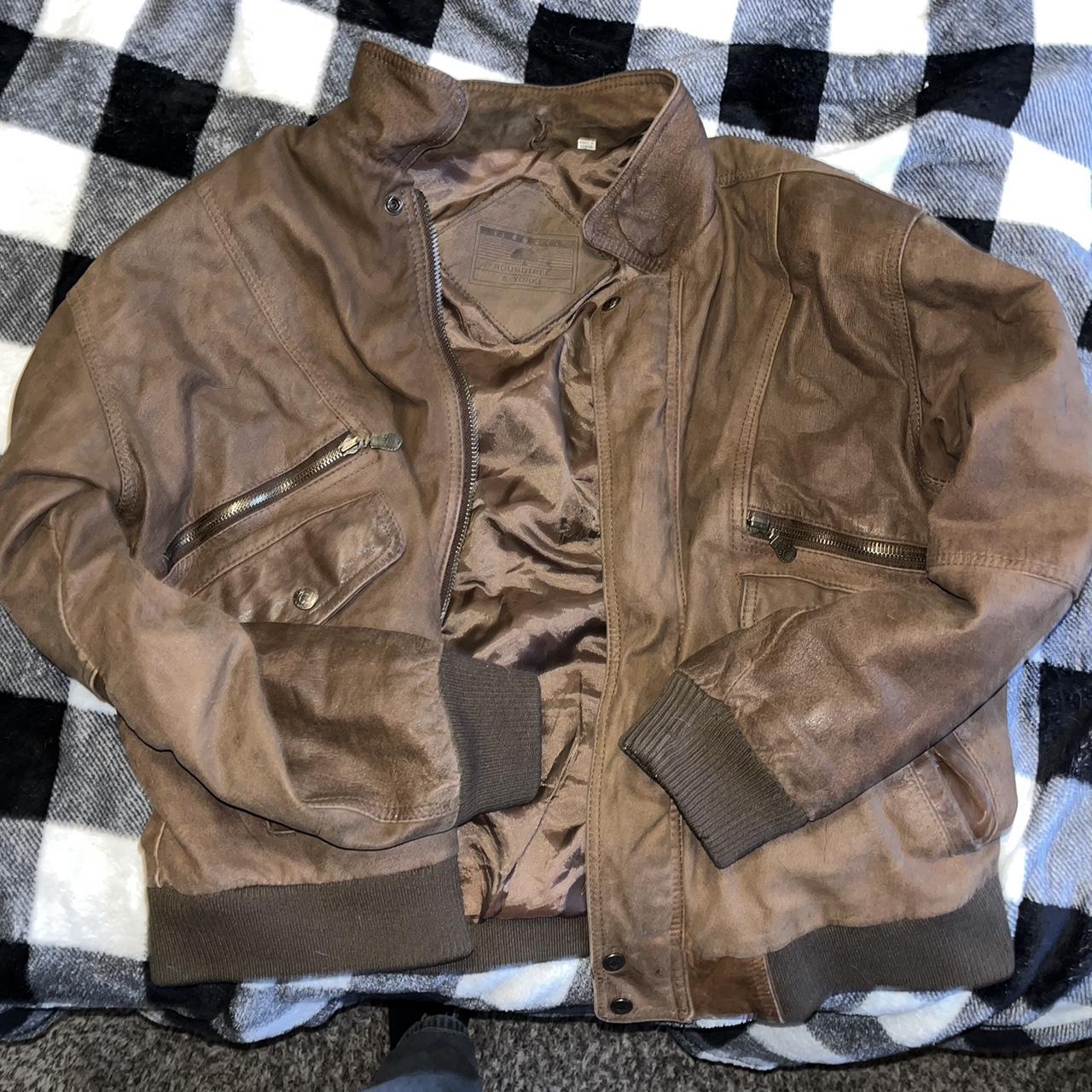 Roundtree & Yorke Men's Brown Jacket | Depop