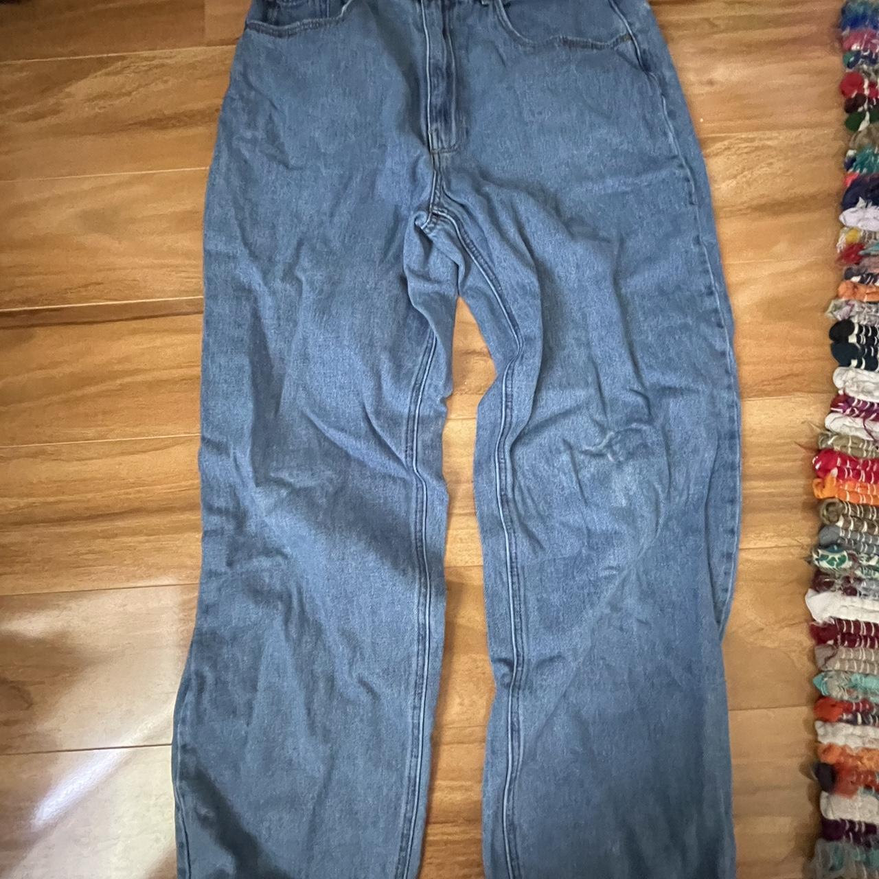 Baggy Jeans/stain on the front/taking offers Depop