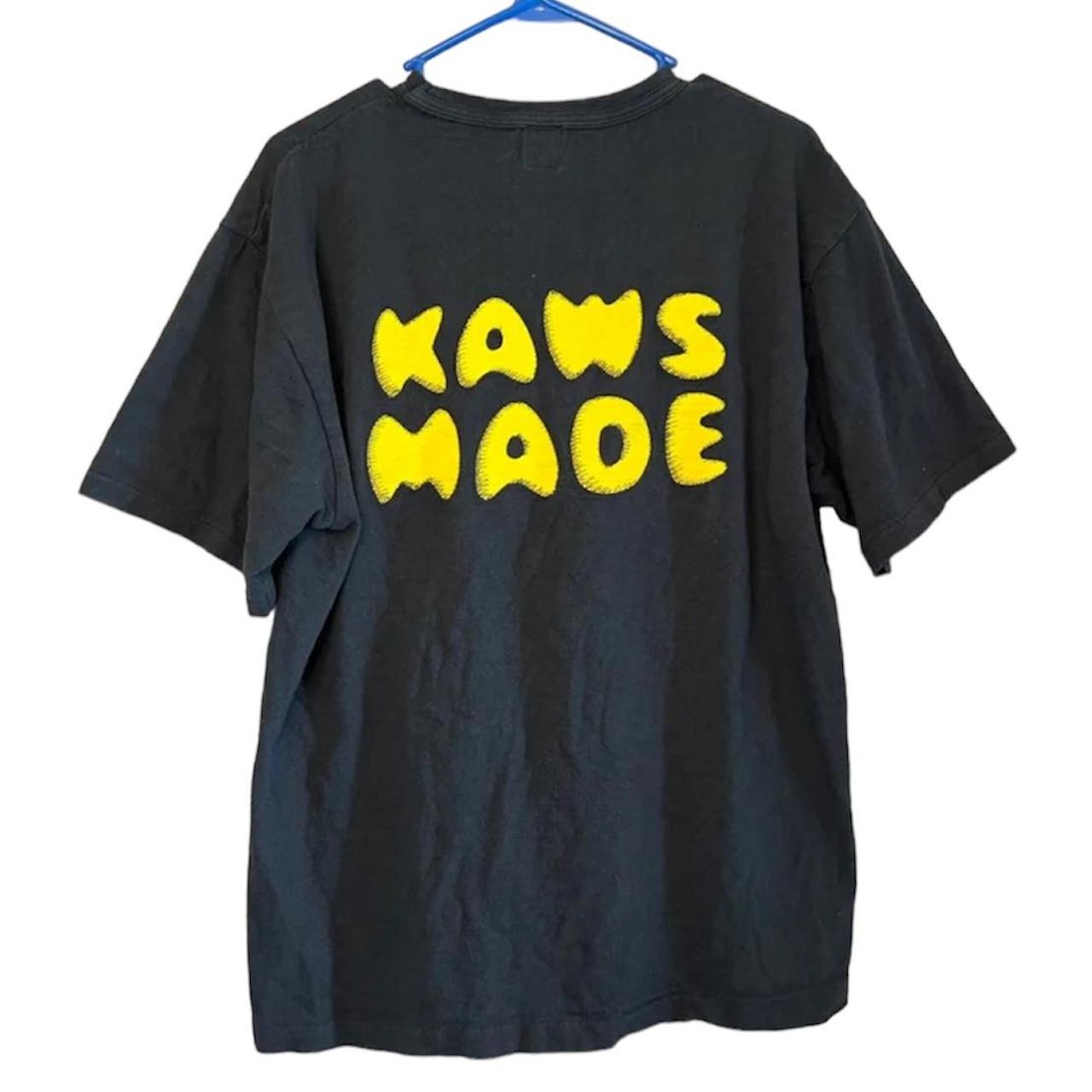 Kaws Made Human Made Bear Tee Shirt Super Rare and... - Depop