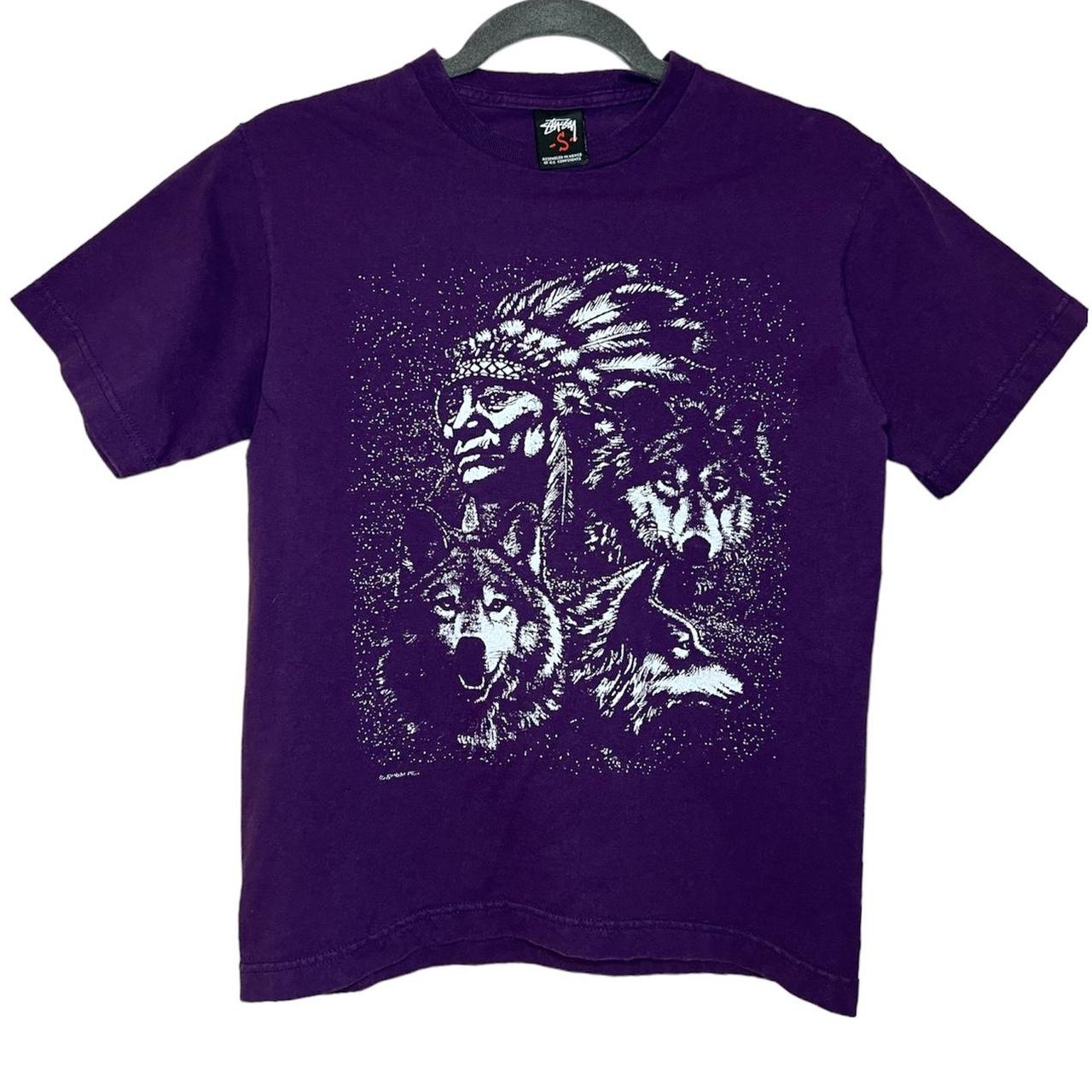 Y2k Stussy T Shirt Men Size Large International Tribe Future