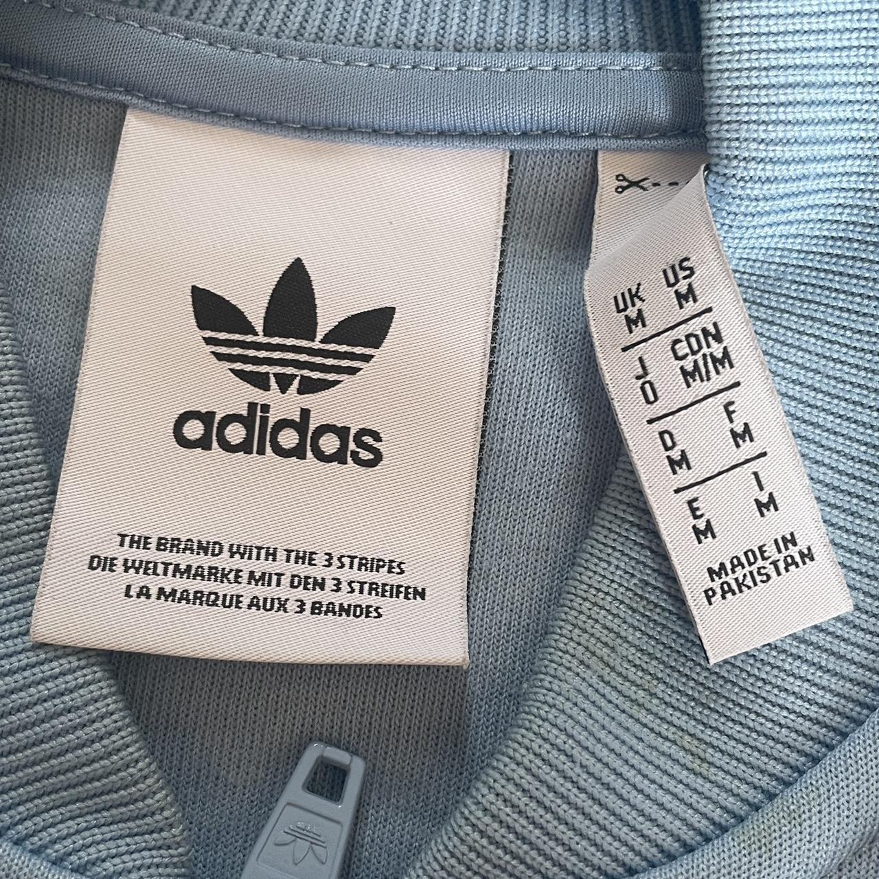 Baby blue adidas sst size medium - Depop