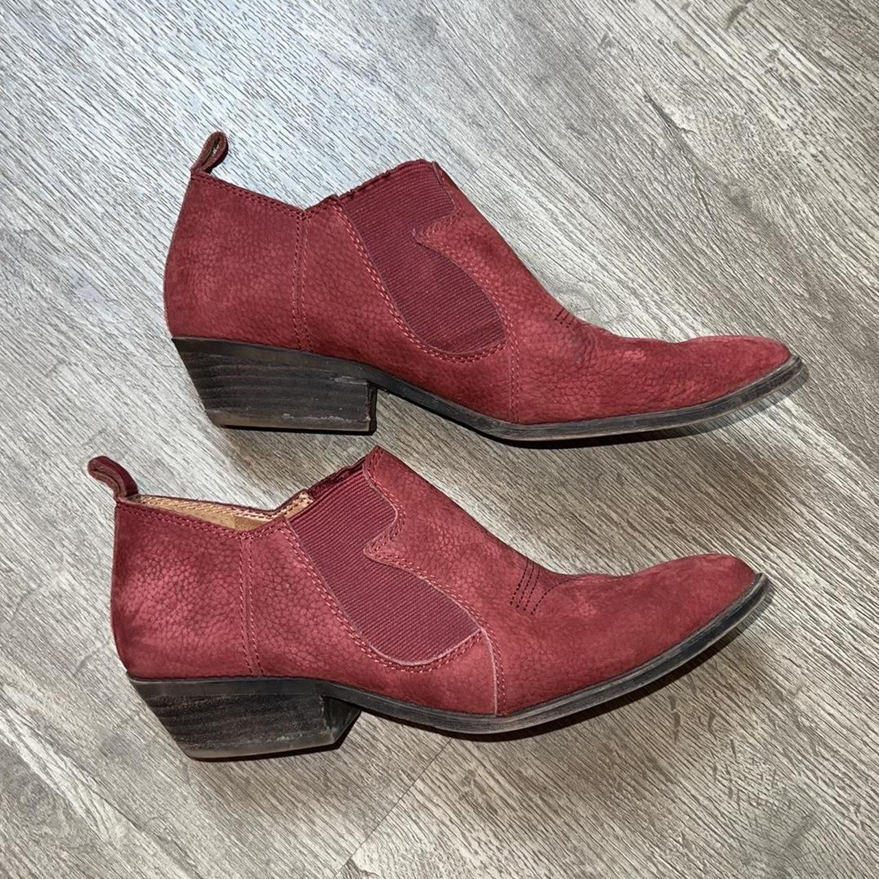 Lucky brand sales red boots