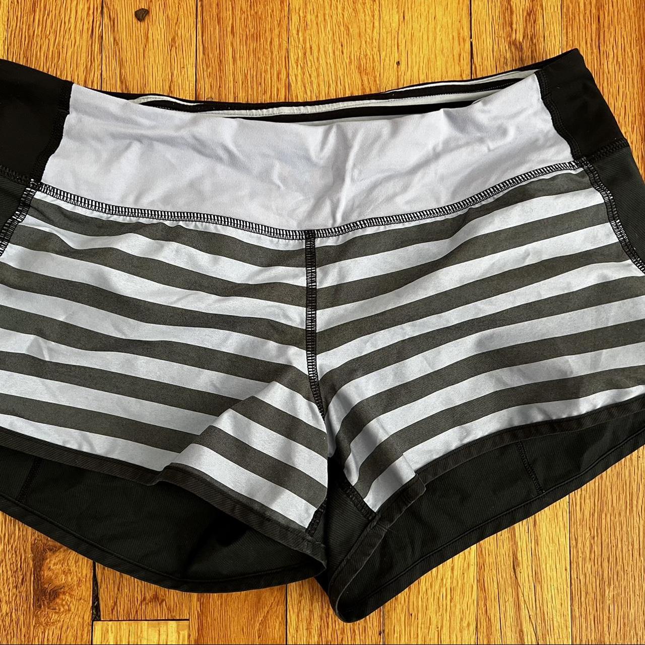 Lululemon cheap striped shorts