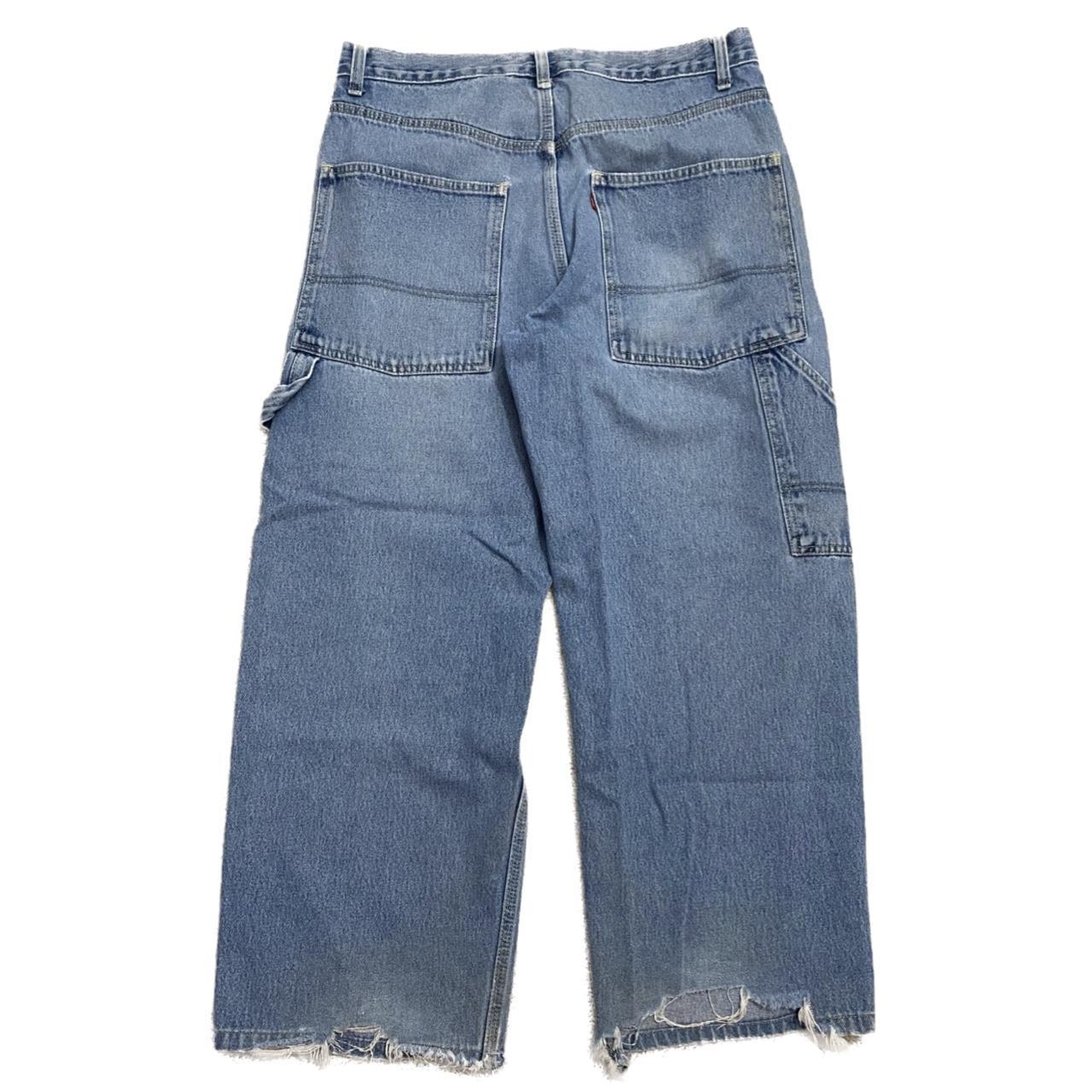 Super baggy vintage Levi’s carpenter jeans Emo... - Depop