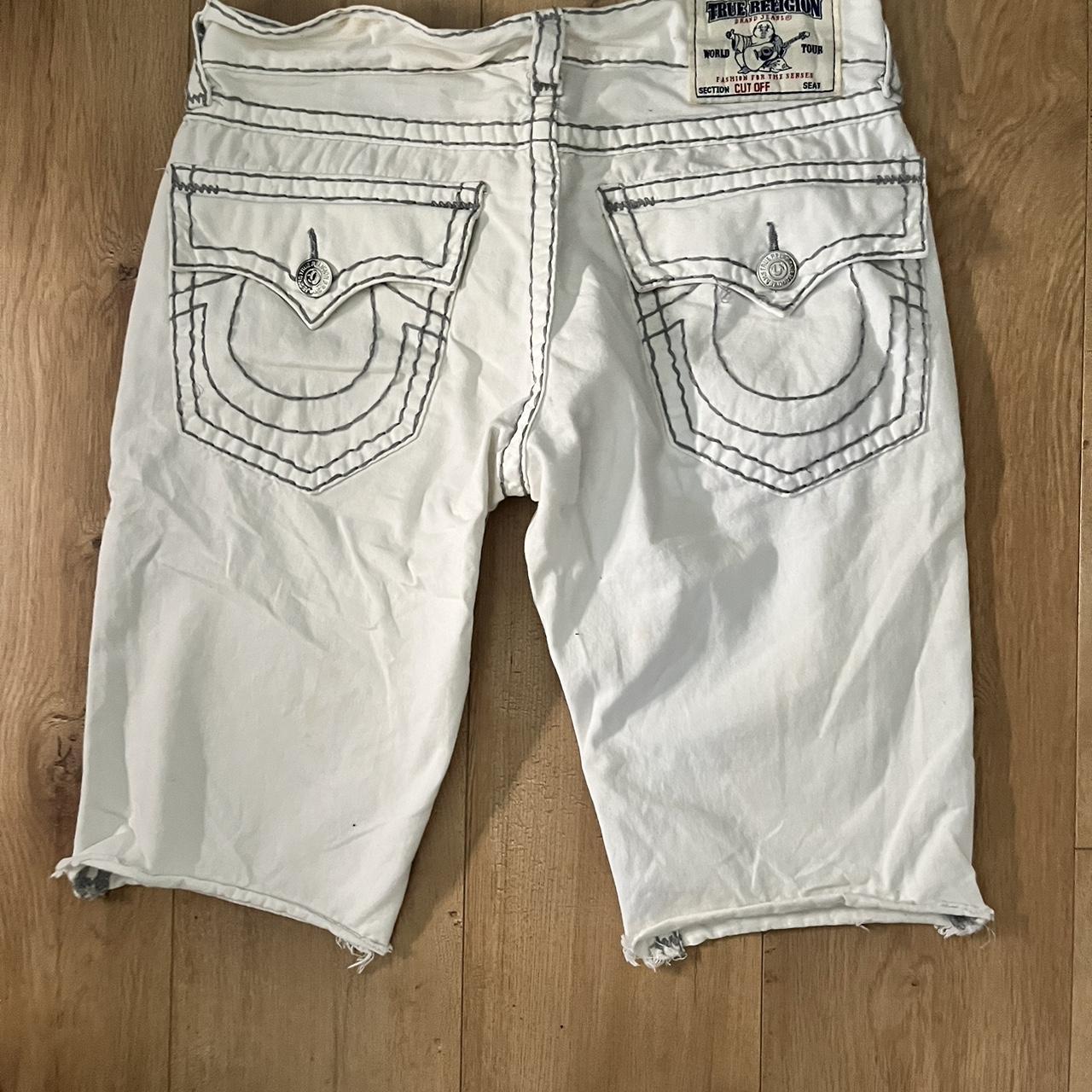 Mens white true deals religion shorts