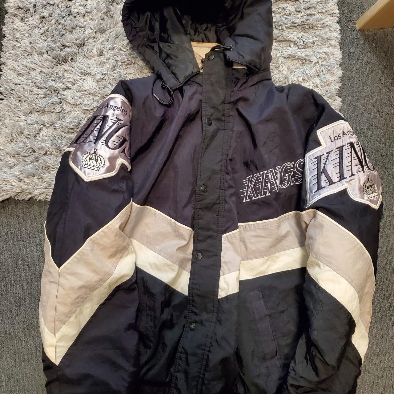 90'S STARTER ロサンゼルス・キングスPADDED JACKET 90's STARTER x LOS ANGELES KINGS Size L Vintage NHL Padded
