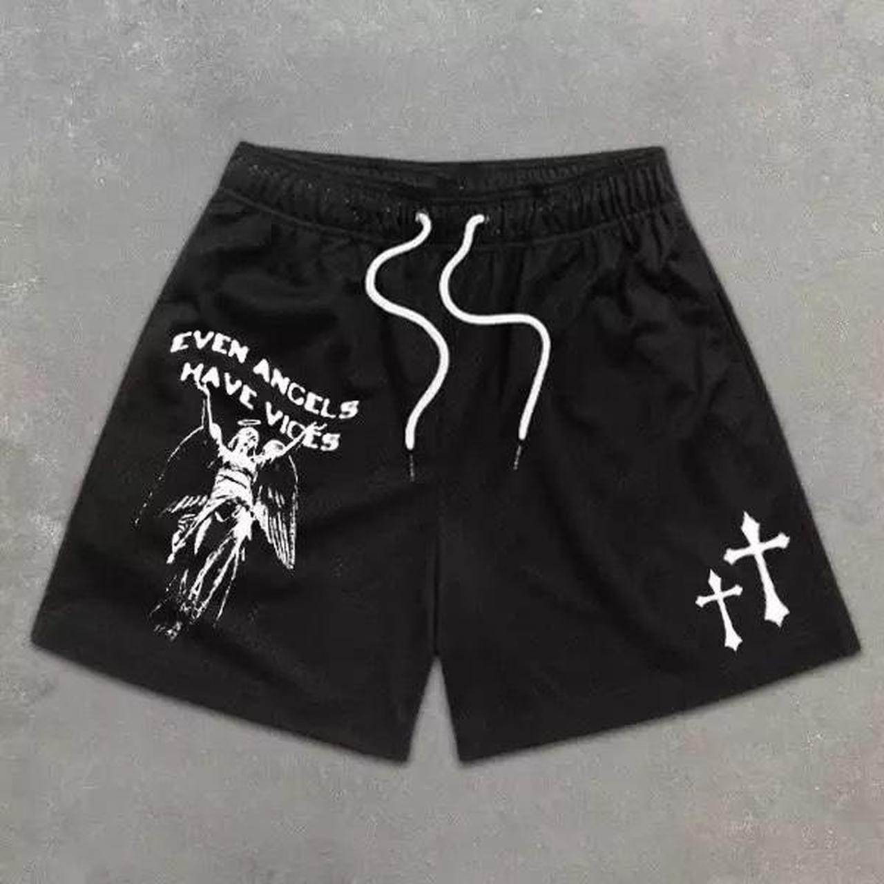 Custom Cross Shorts 🗡WAR Room⛓ “Drip up for... - Depop